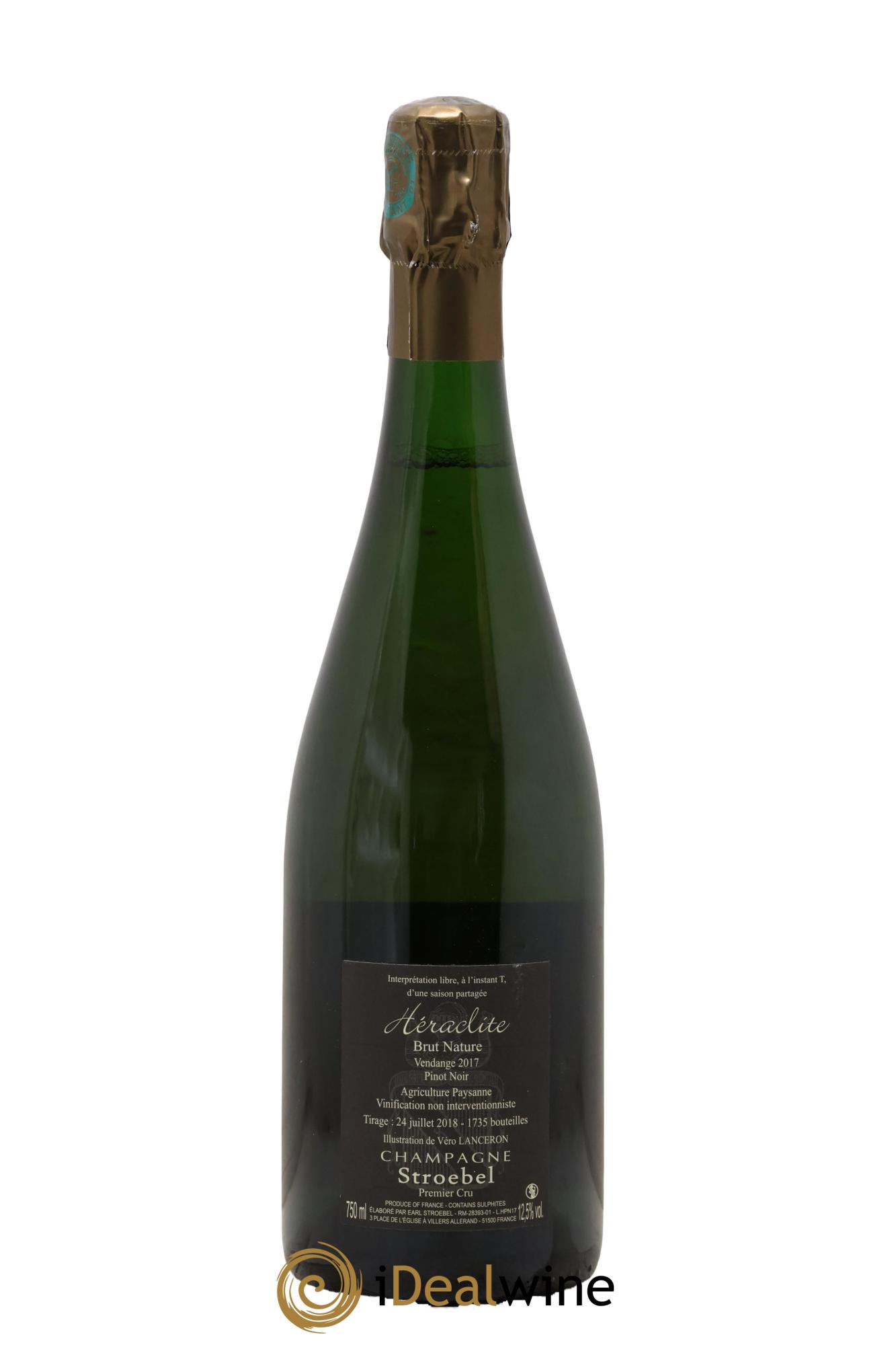 Héraclite Brut Nature Stroebel 2017 - Lot de 1 bouteille - 1