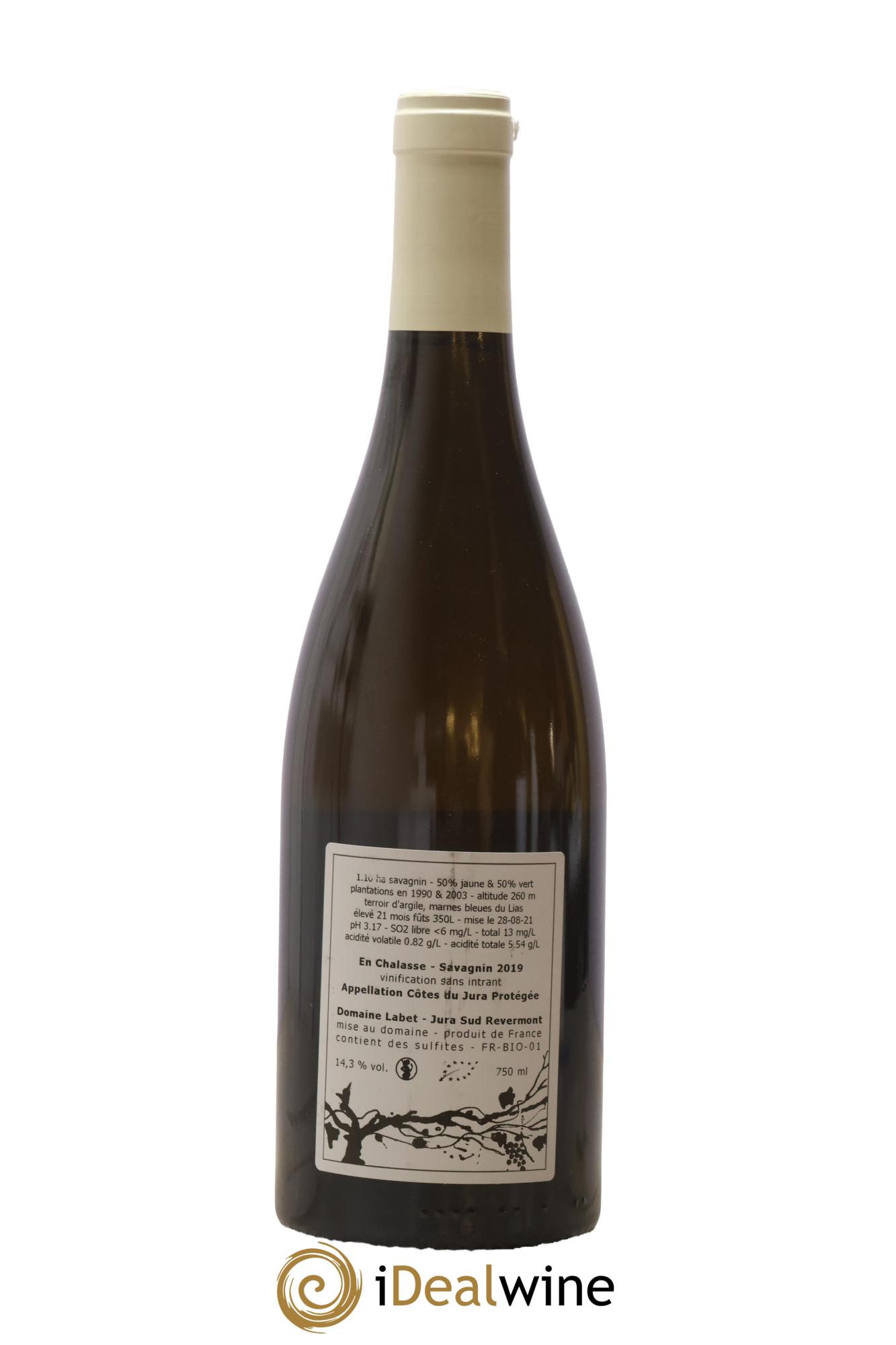 Côtes du Jura Fleur de Savagnin En Chalasse Romain - Julien  - Charline Labet 2019 - Lot of 1 bottle - 1