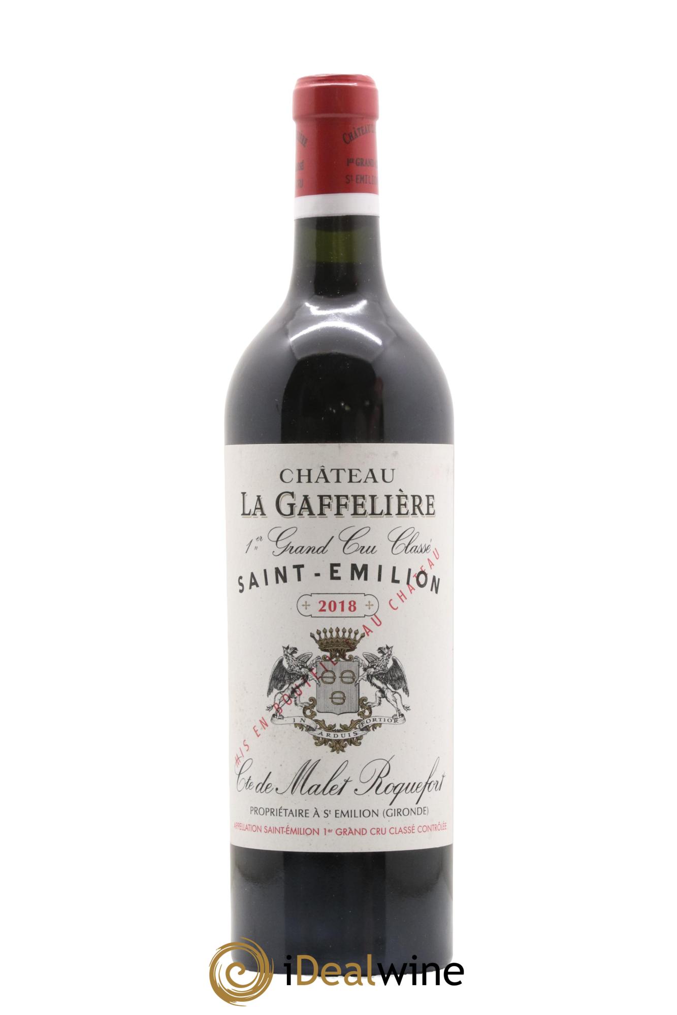 Château la Gaffelière 1er Grand Cru Classé B 2018 - Lot de 1 bouteille - 0