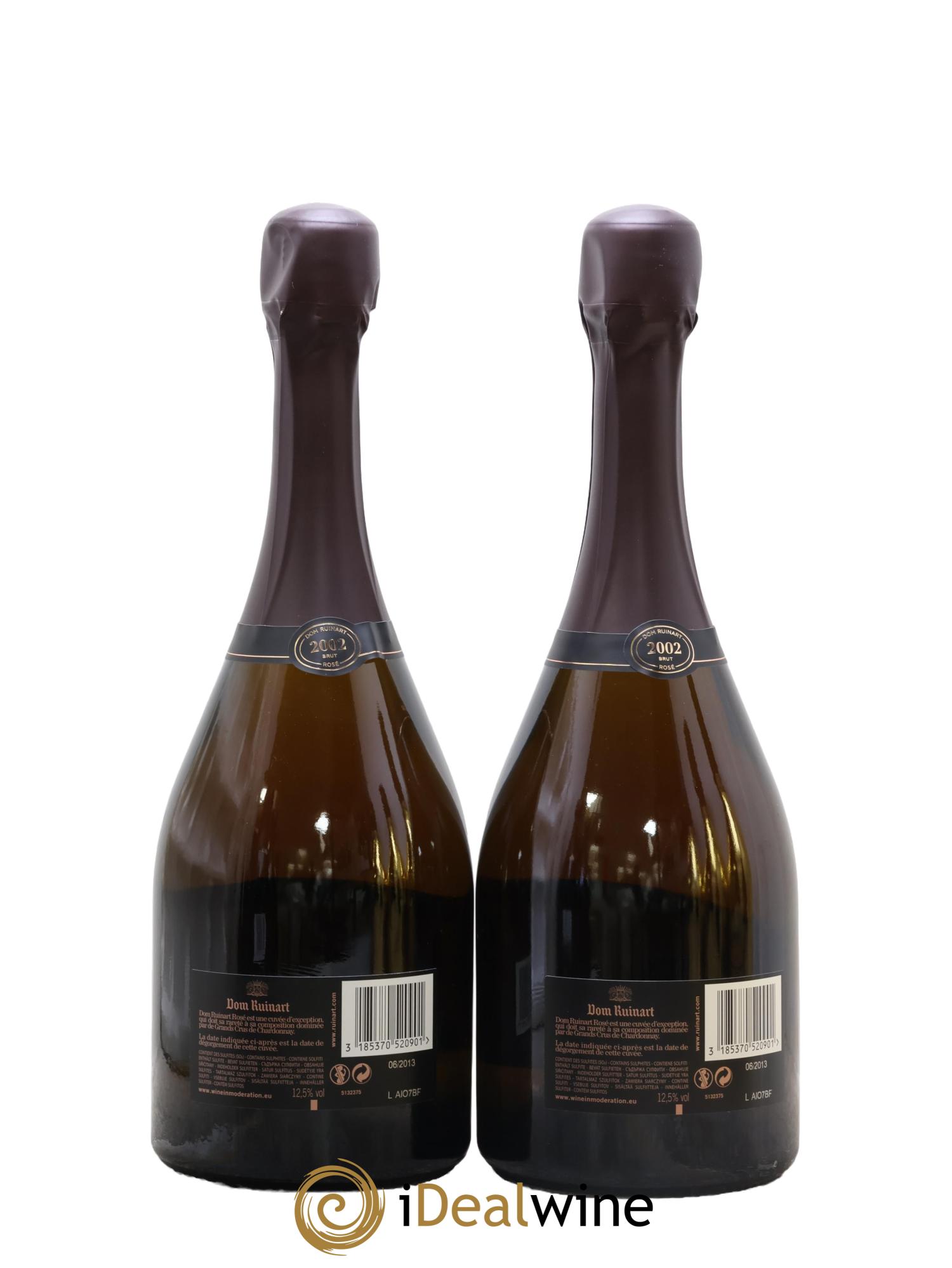 Dom Ruinart Brut Ruinart 2002 - Lot of 2 bottles - 1