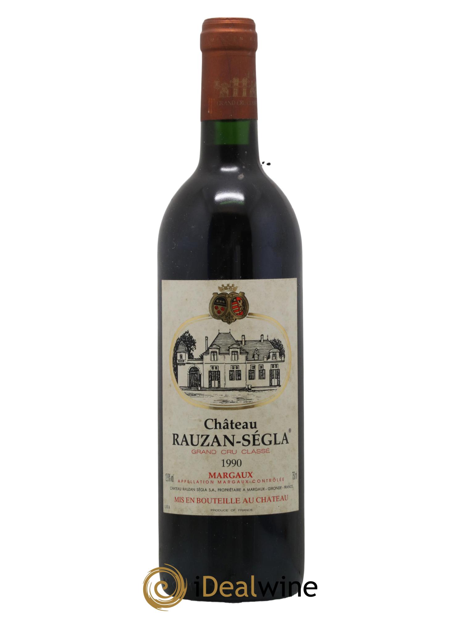 Château Rauzan Ségla Grand Cru Classé 1990 - Posten von 1 Flasche - 0