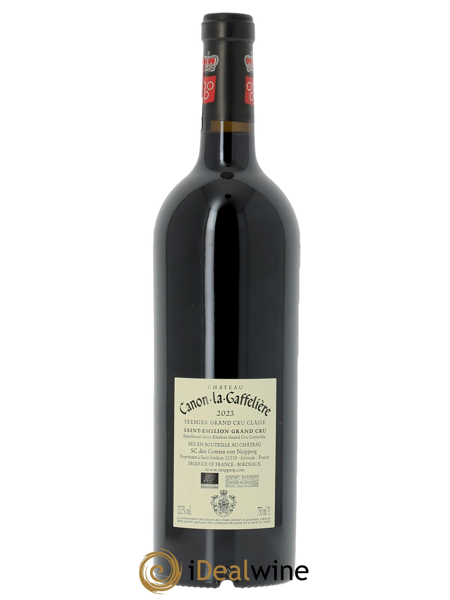 Château Canon la Gaffelière 1er Grand Cru Classé B (Cassetta in legno a partire da 6 bt) 2023 - Lotto di 1 bottiglia - 1