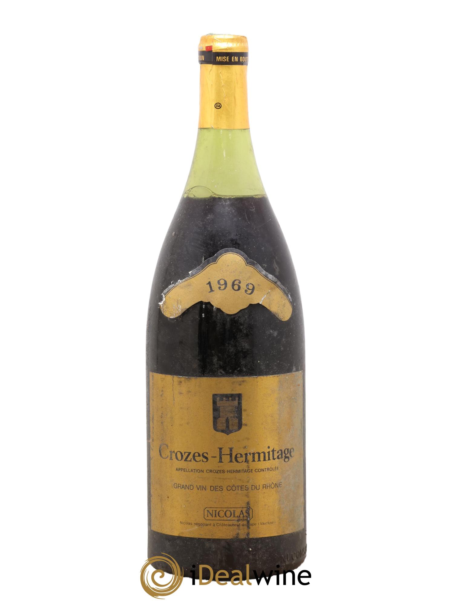 Crozes-Hermitage Nicolas 1969 - Lot de 1 magnum - 0