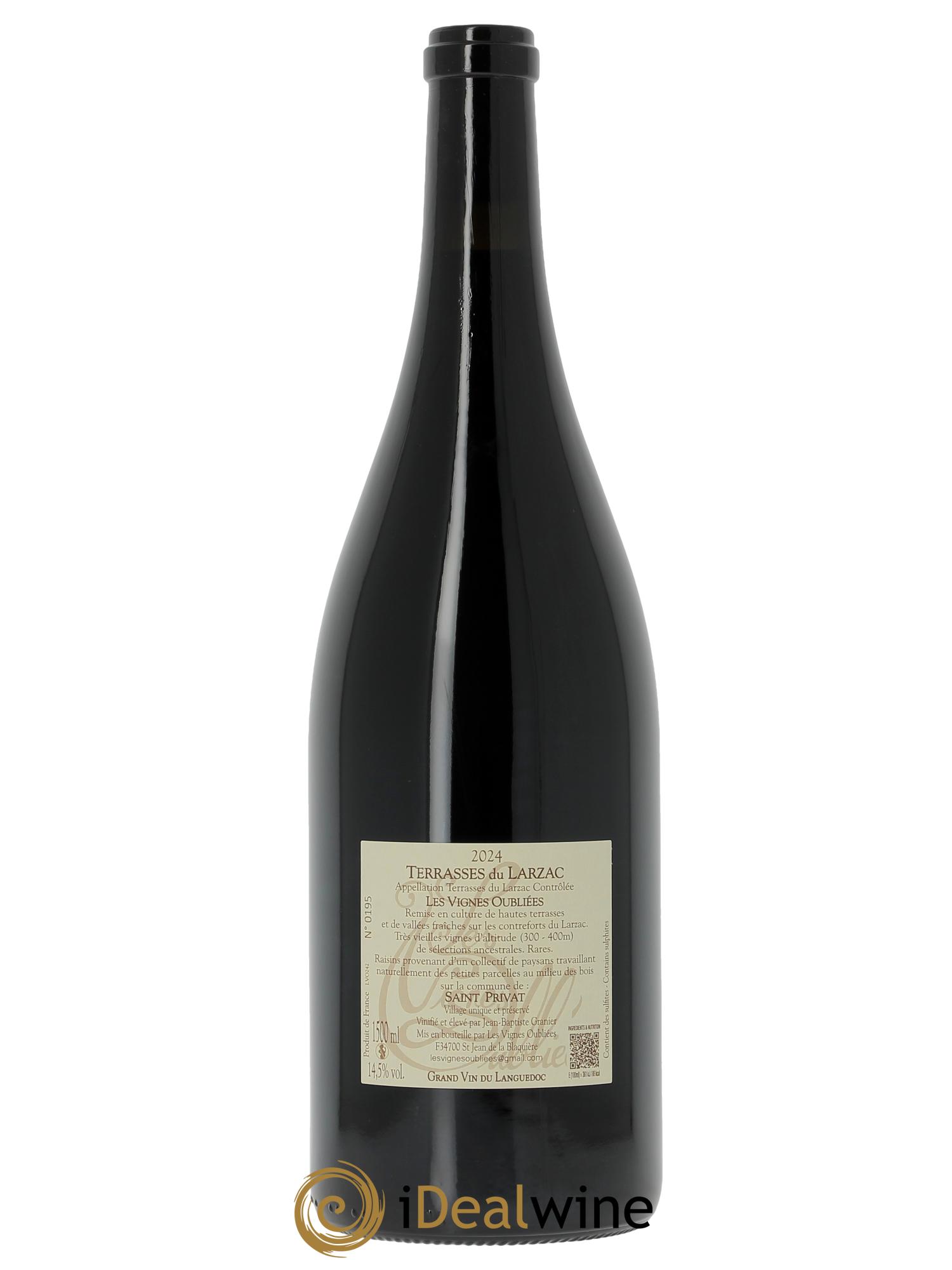 Terrasses du Larzac Les Vignes Oubliées Jean-Baptiste Granier 2024 - Lotto di 1 magnum - 1