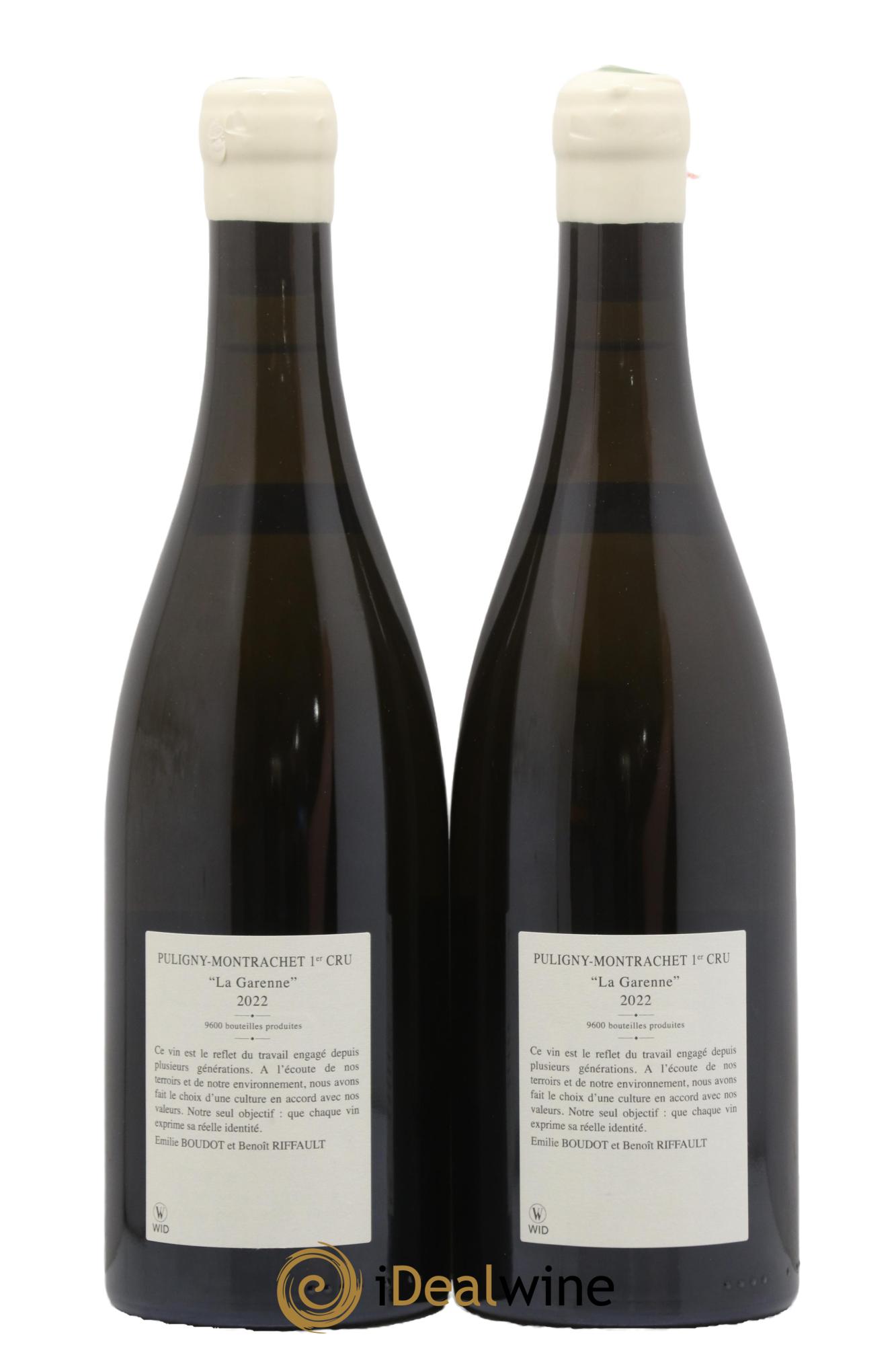 Puligny-Montrachet 1er Cru La Garenne Etienne Sauzet 2022 - Lot of 2 bottles - 1