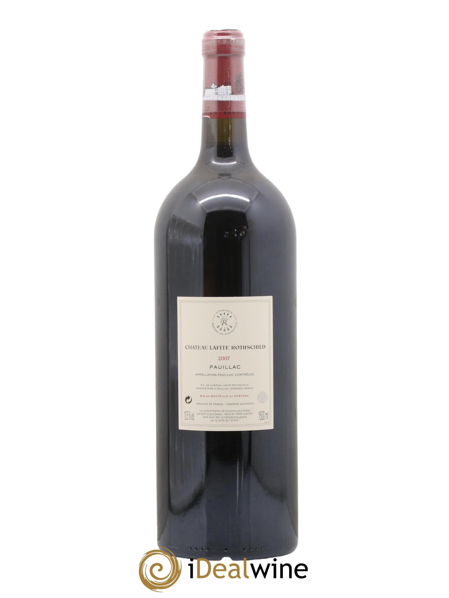 Château Lafite Rothschild 1er Grand Cru Classé 2007 - Lot de 1 magnum - 2