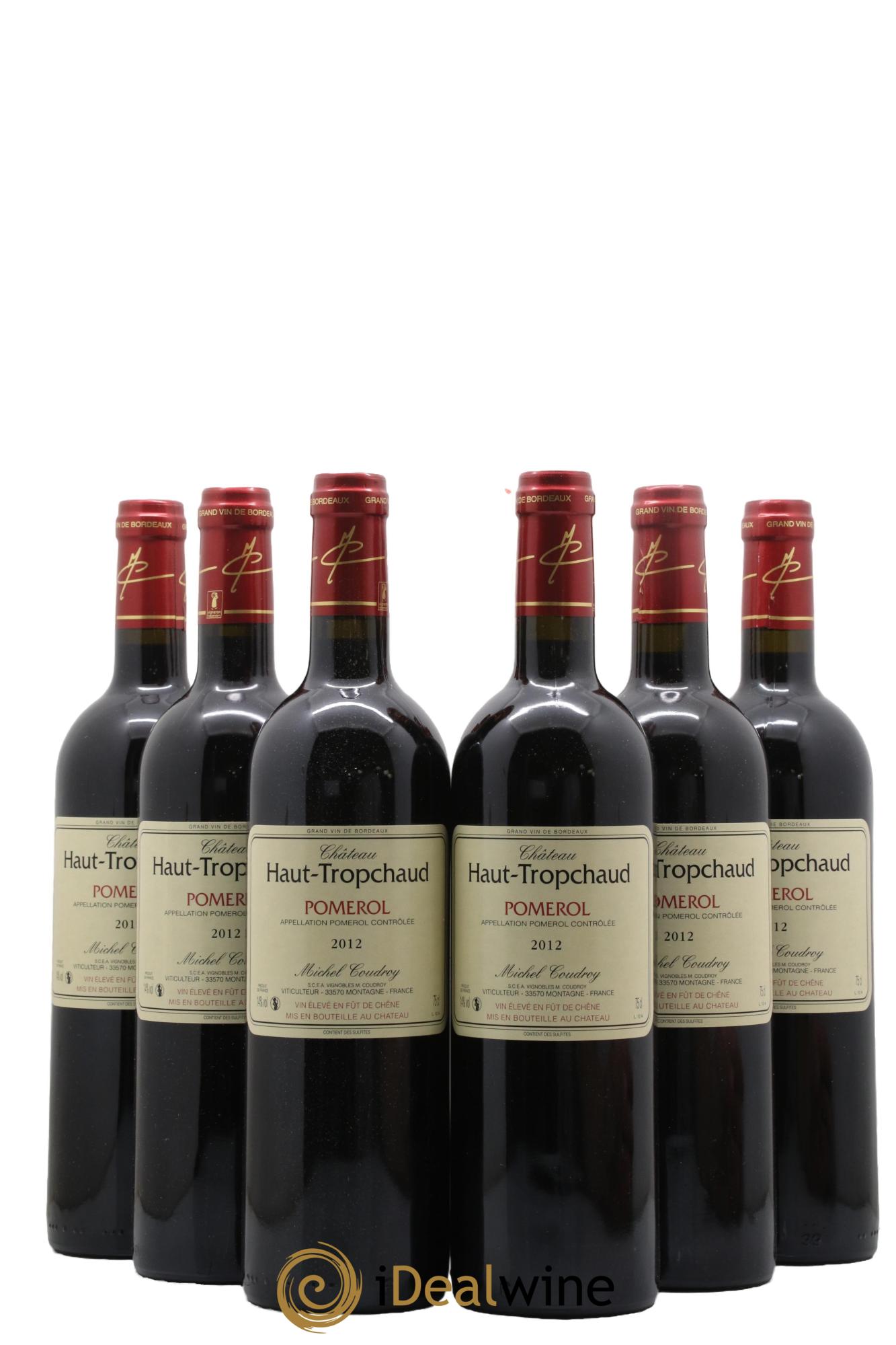 Château Haut Tropchaud 2012 - Lotto di 6 bottiglie - 0