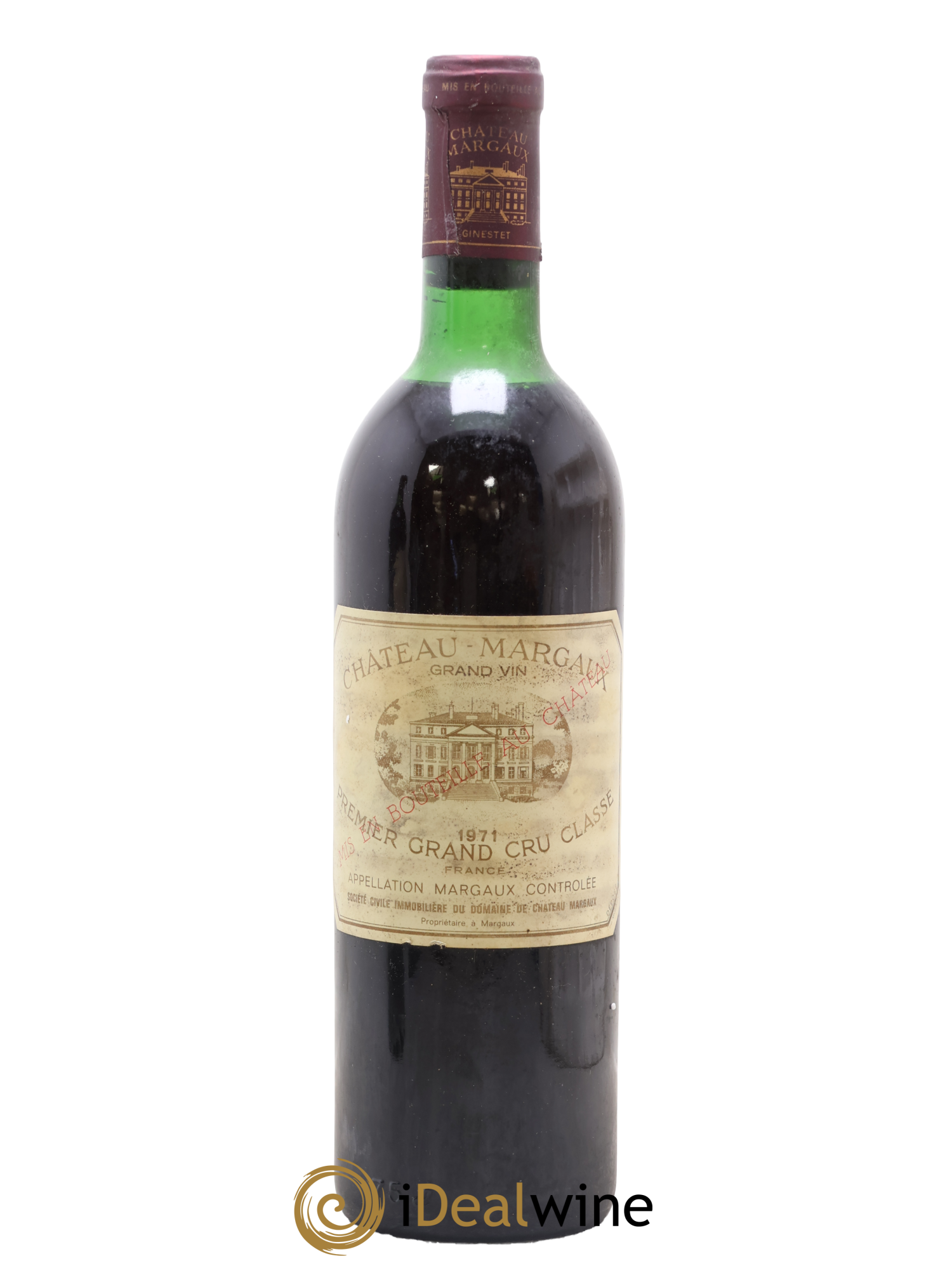 Château Margaux 1er Grand Cru Classé 1971 - Lot de 1 bouteille - 0
