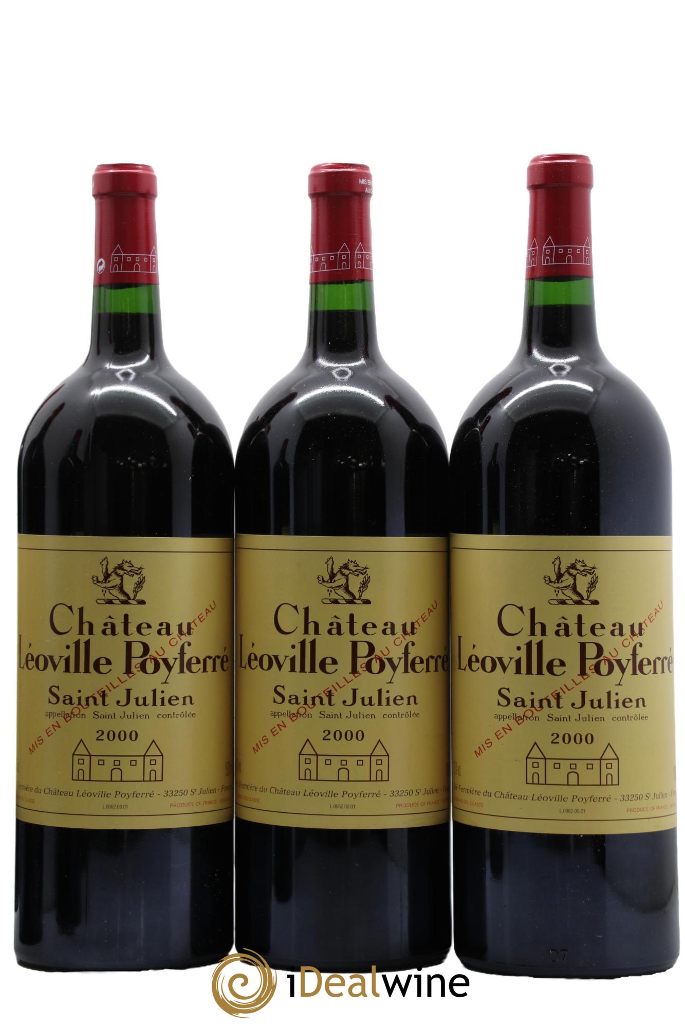 Château Léoville Poyferré 2ème Grand Cru Classé 2000 - Lot de 6 magnums - 2