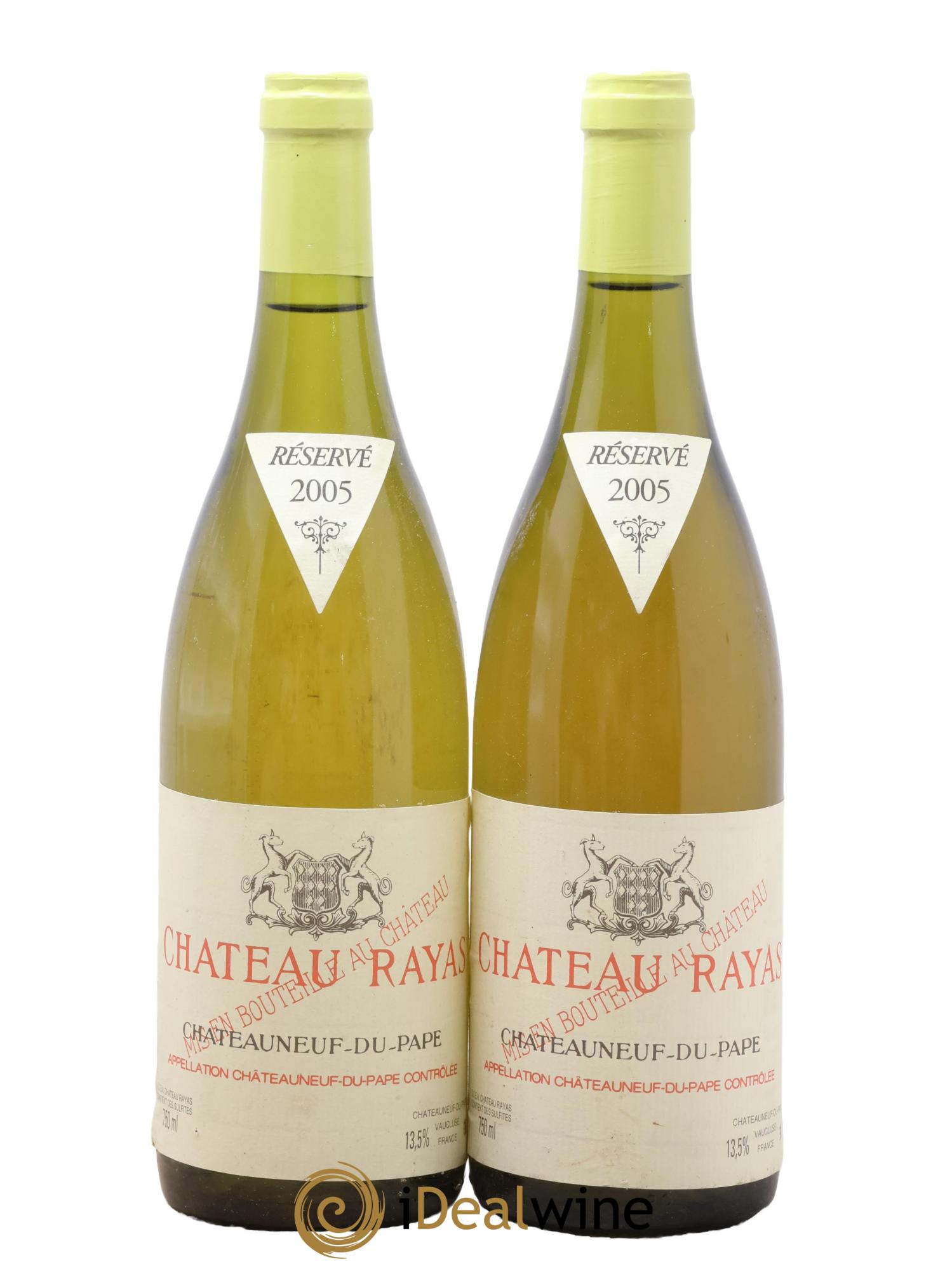 Châteauneuf-du-Pape Château Rayas Emmanuel Reynaud 2005 - Lot de 2 bouteilles - 0