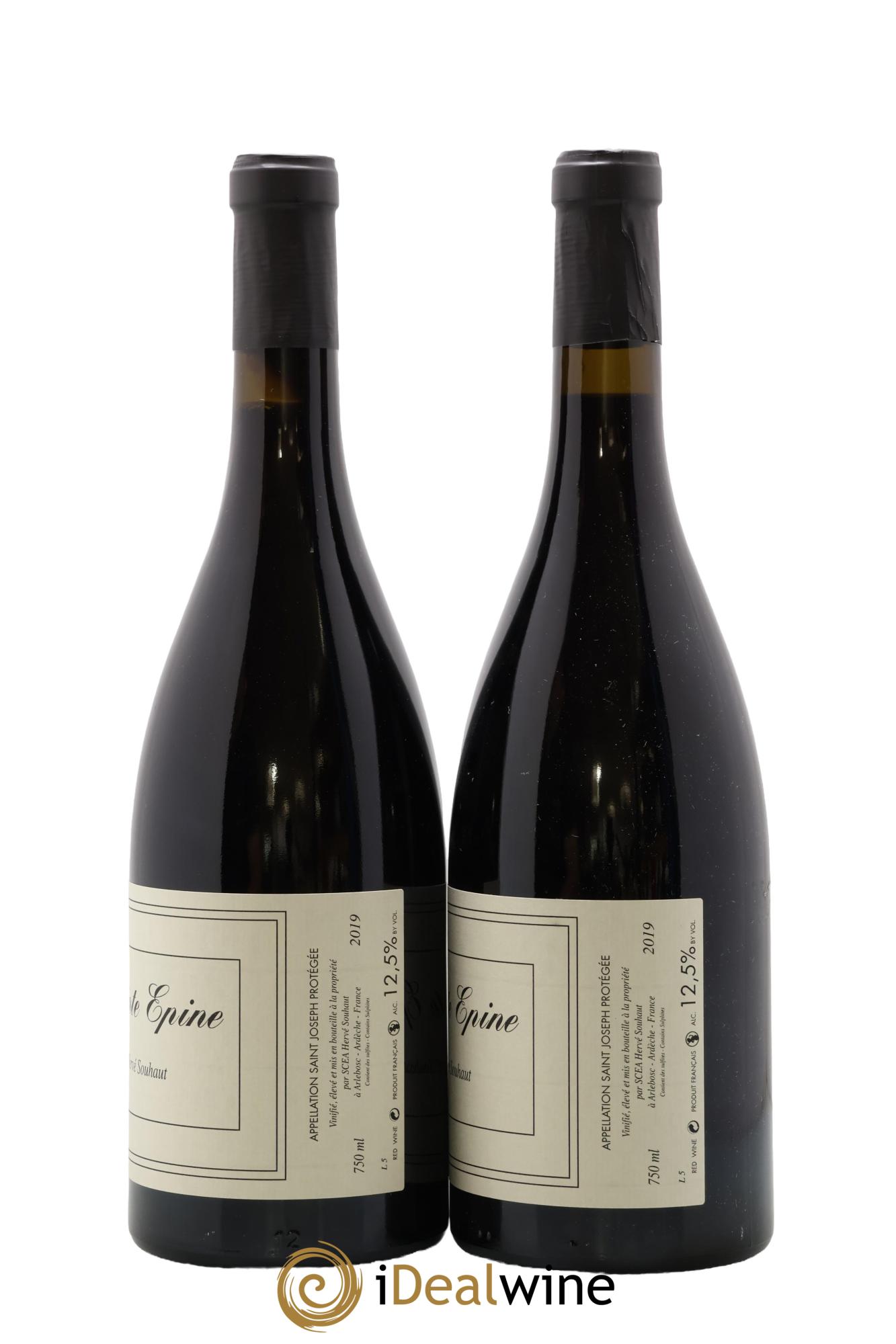 Saint-Joseph Sainte Epine Hervé Souhaut - Domaine Romaneaux-Destezet 2019 - Posten von 2 Flaschen - 1