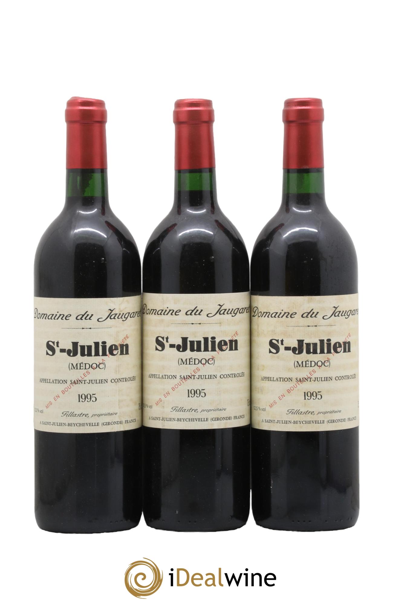 Domaine du Jaugaret 1995 - Lot de 3 bouteilles - 0