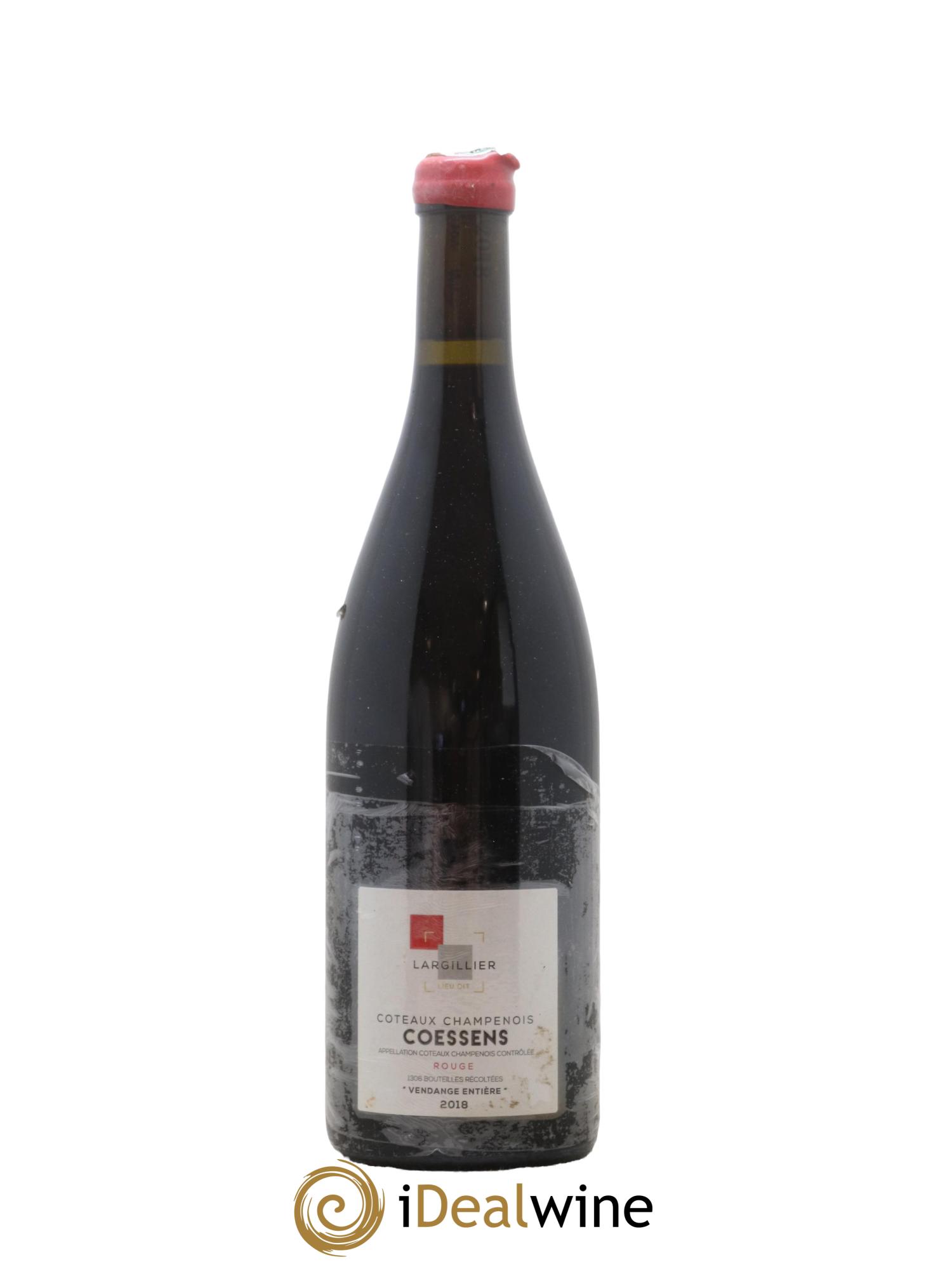 Coteaux Champenois Largillier Vendange Entière Jérome Coessens 2018 - Lot de 1 bouteille - 0