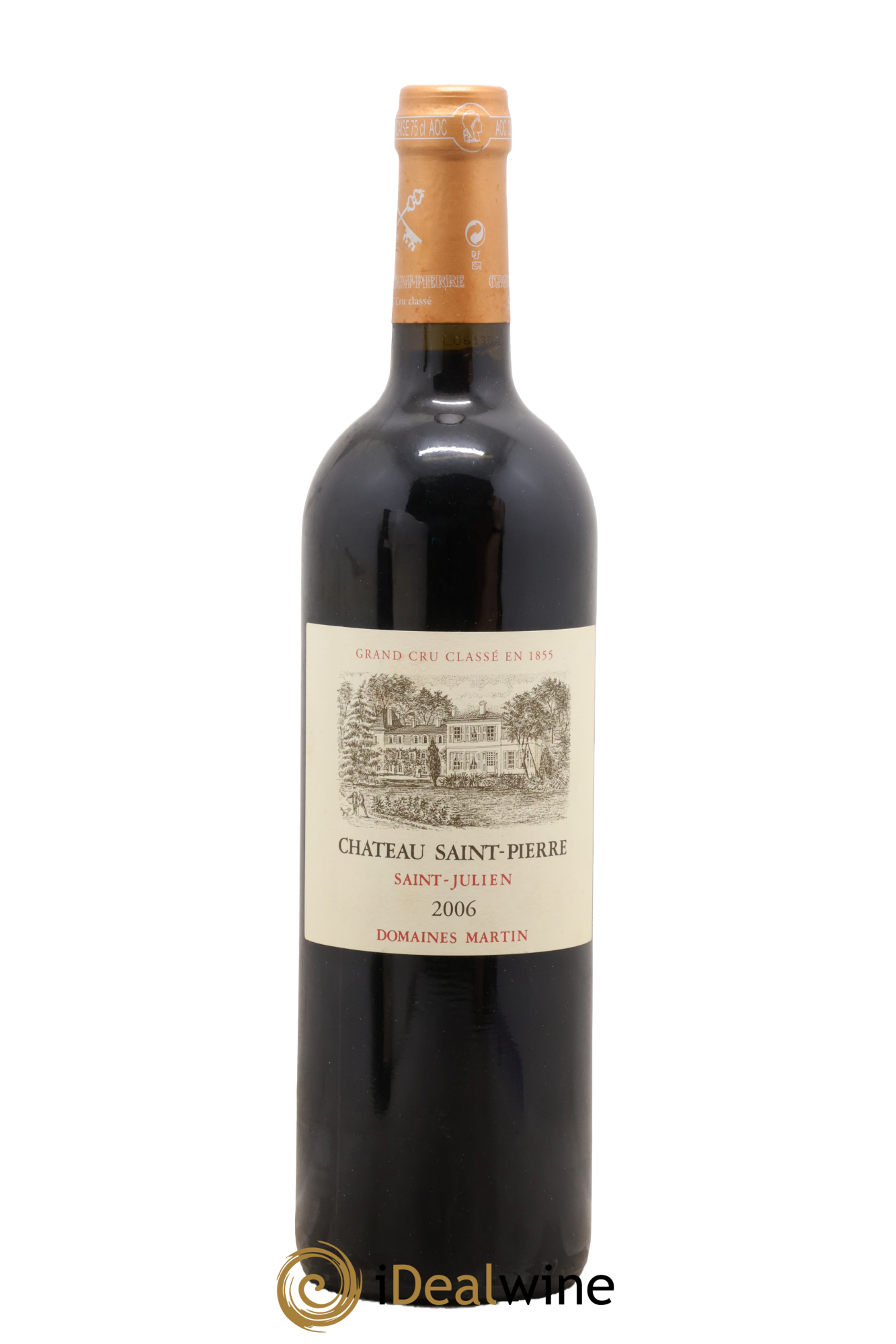 Château Saint-Pierre 4ème Grand Cru Classé 2006 - Posten von 1 Flasche - 0
