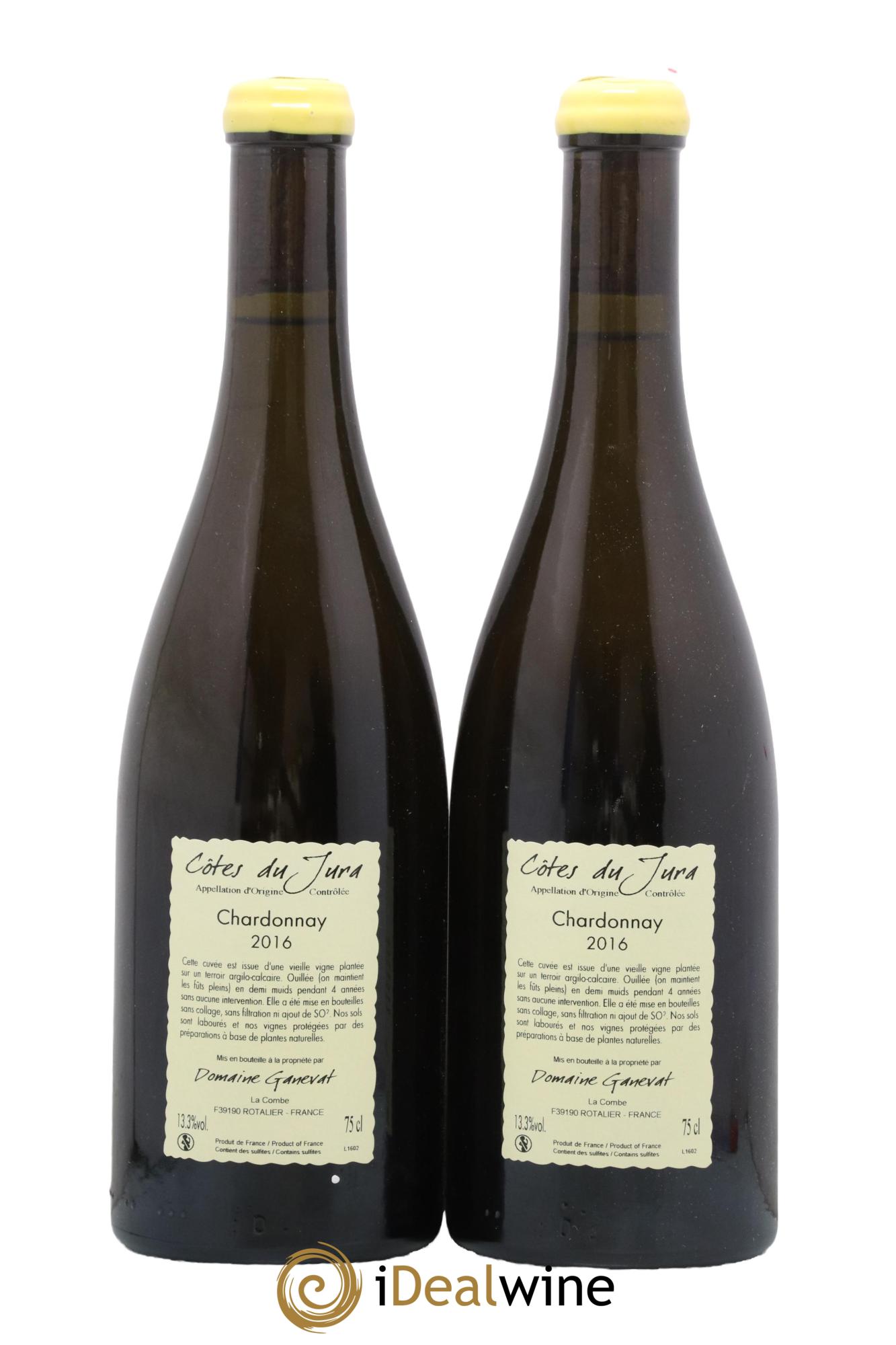 Côtes du Jura Les Chamois du Paradis Jean-François Ganevat (Domaine) 2016 - Lot de 2 bouteilles - 1