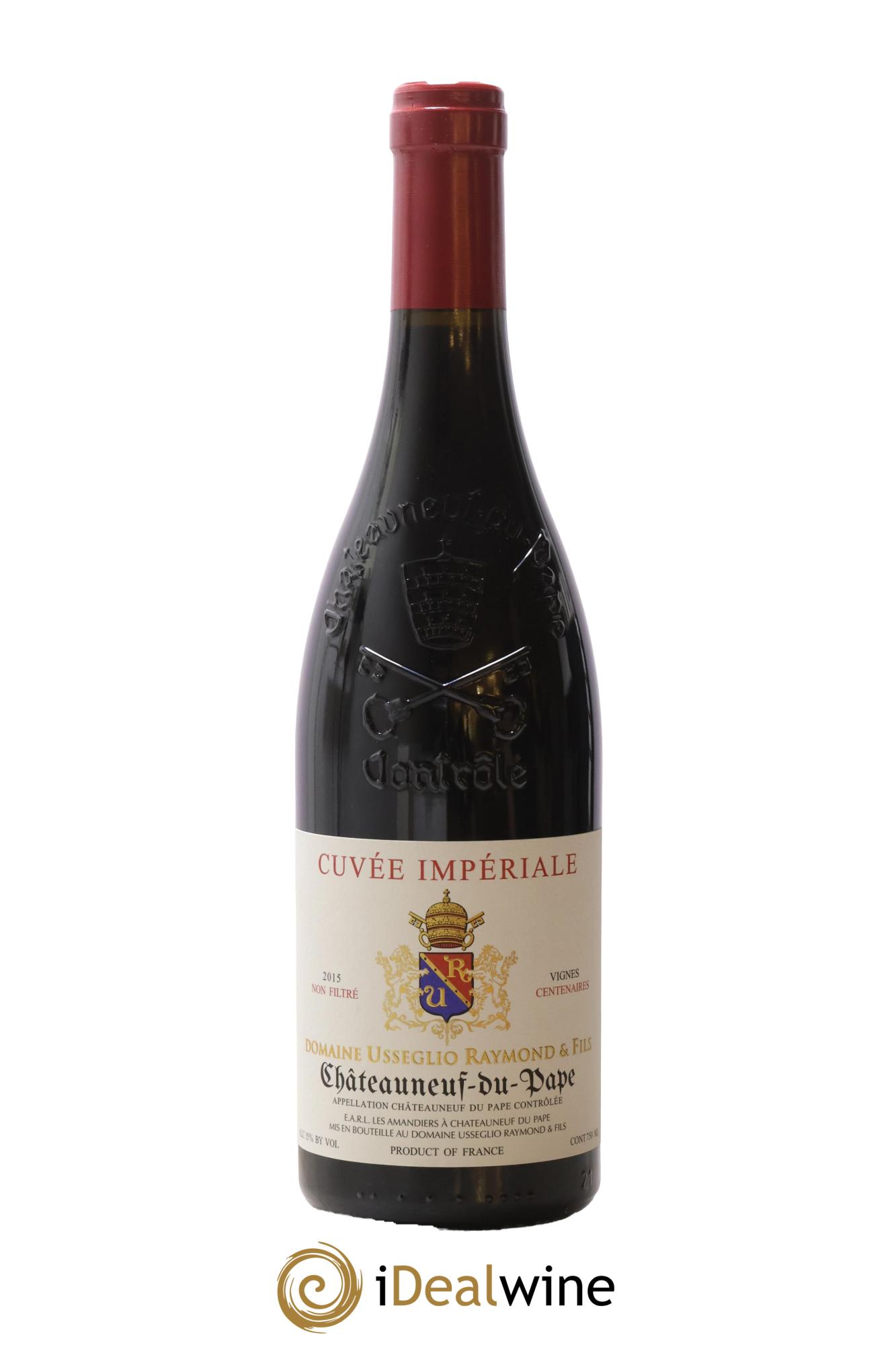 Châteauneuf-du-Pape Cuvée Impériale Raymond Usseglio & Fils (Domaine) 2015 - Lot of 1 bottle - 0