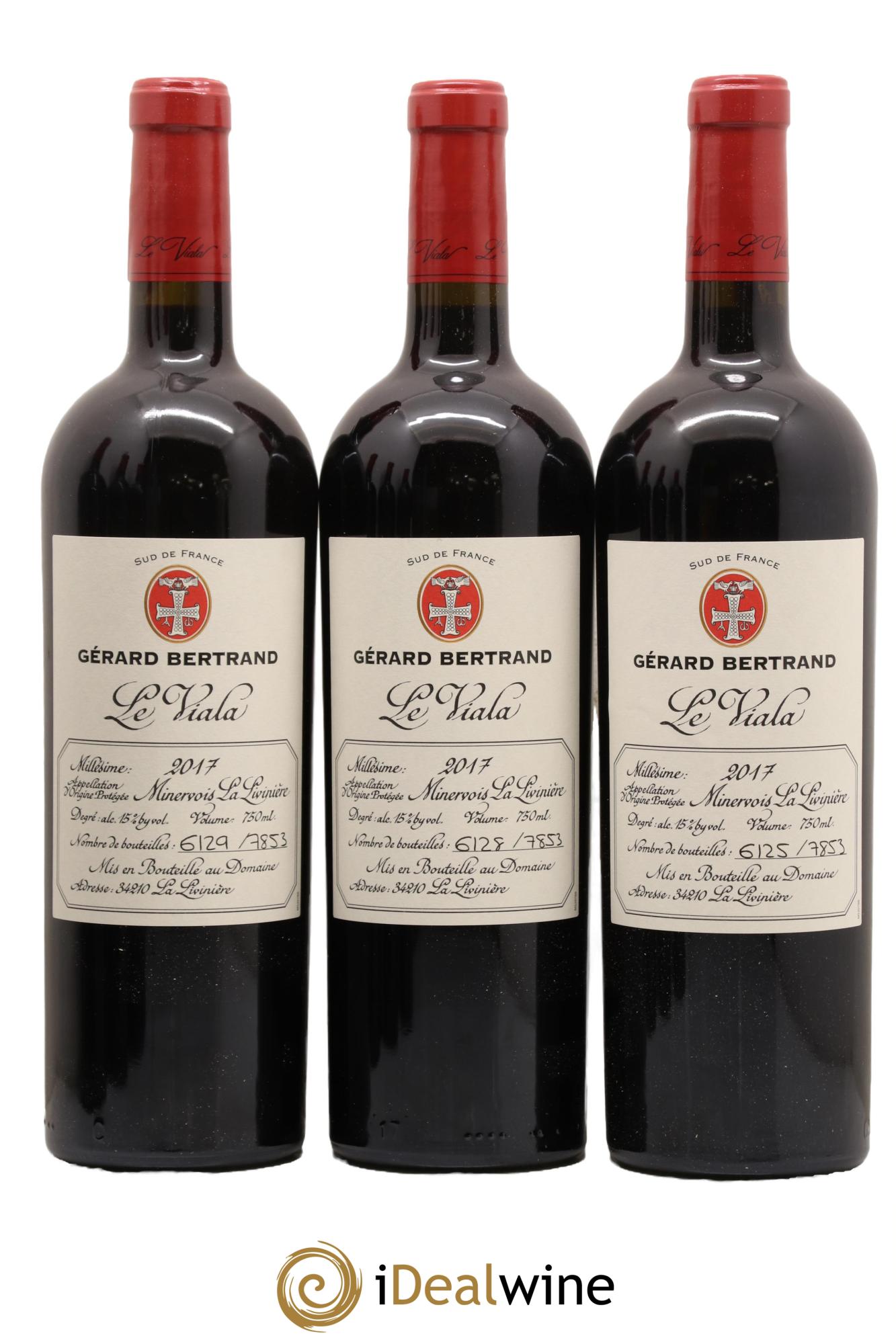 Minervois La Livinière Le Viala Gérard Bertrand 2017 - Lot de 6 bouteilles - 1