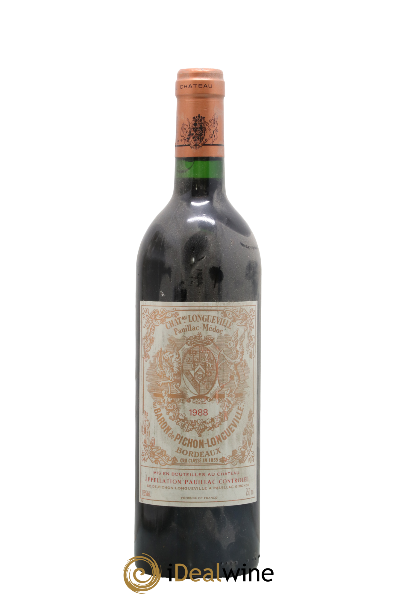 Pichon Longueville Baron 2ème Grand Cru Classé 1988 - Lot de 1 bouteille - 0