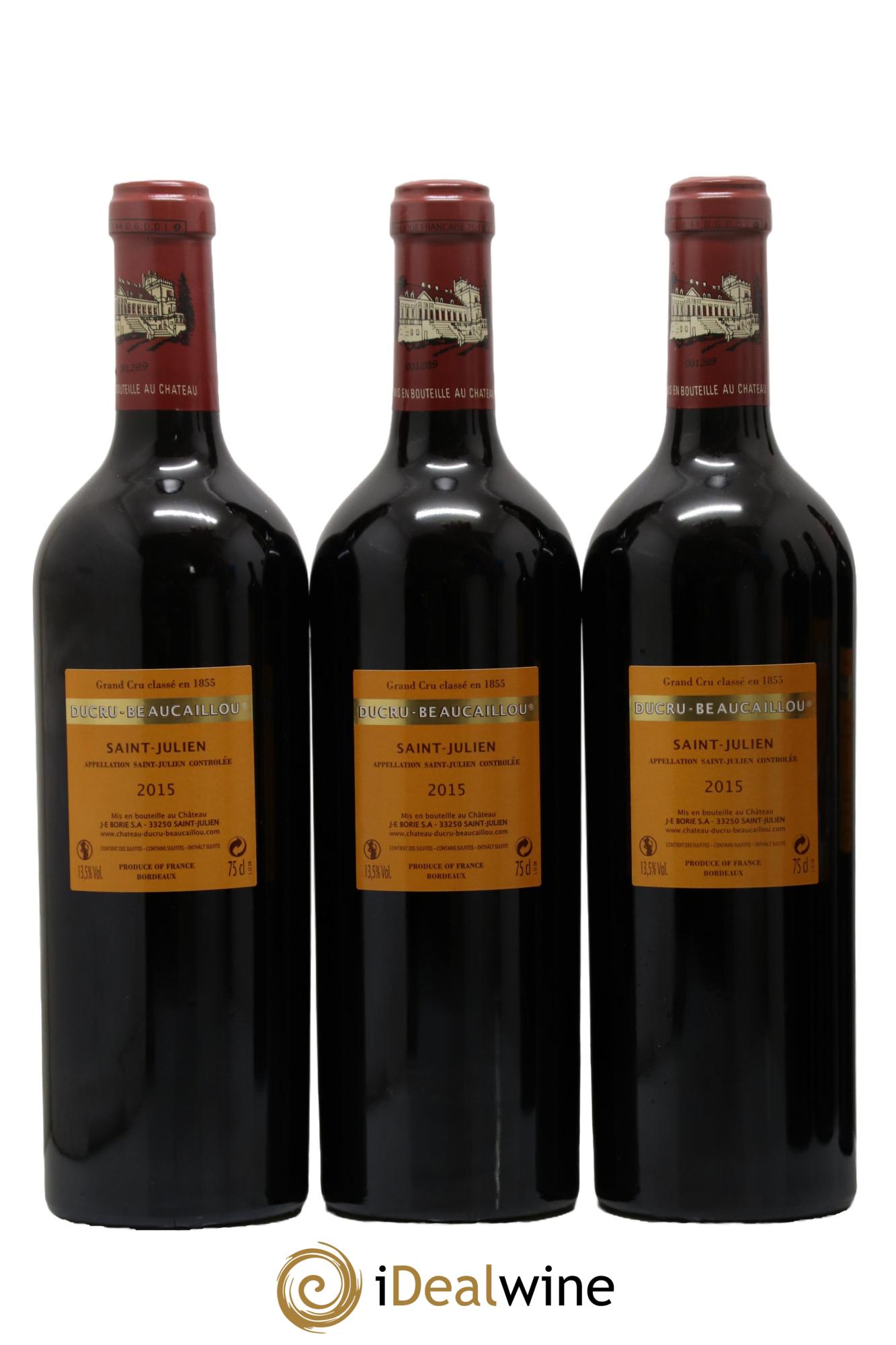 Château Ducru Beaucaillou 2ème Grand Cru Classé 2015 - Lotto di 6 bottiglie - 4