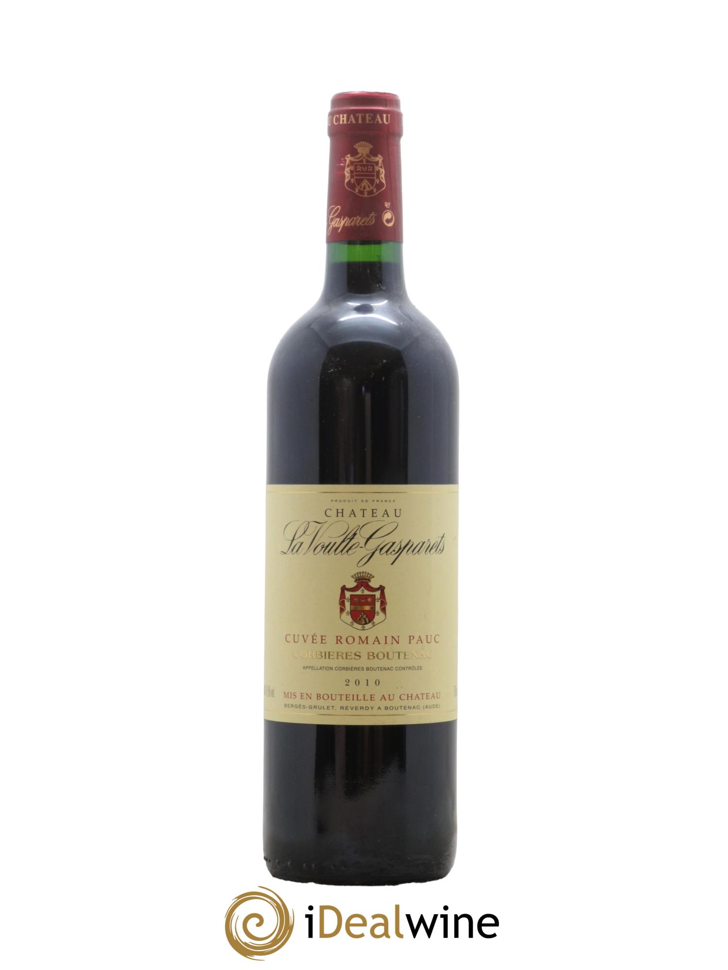 Corbières Boutenac La Voulte-Gasparets Cuvée Romain Pauc Patrick Reverdy 2010 - Lot de 1 bouteille - 0