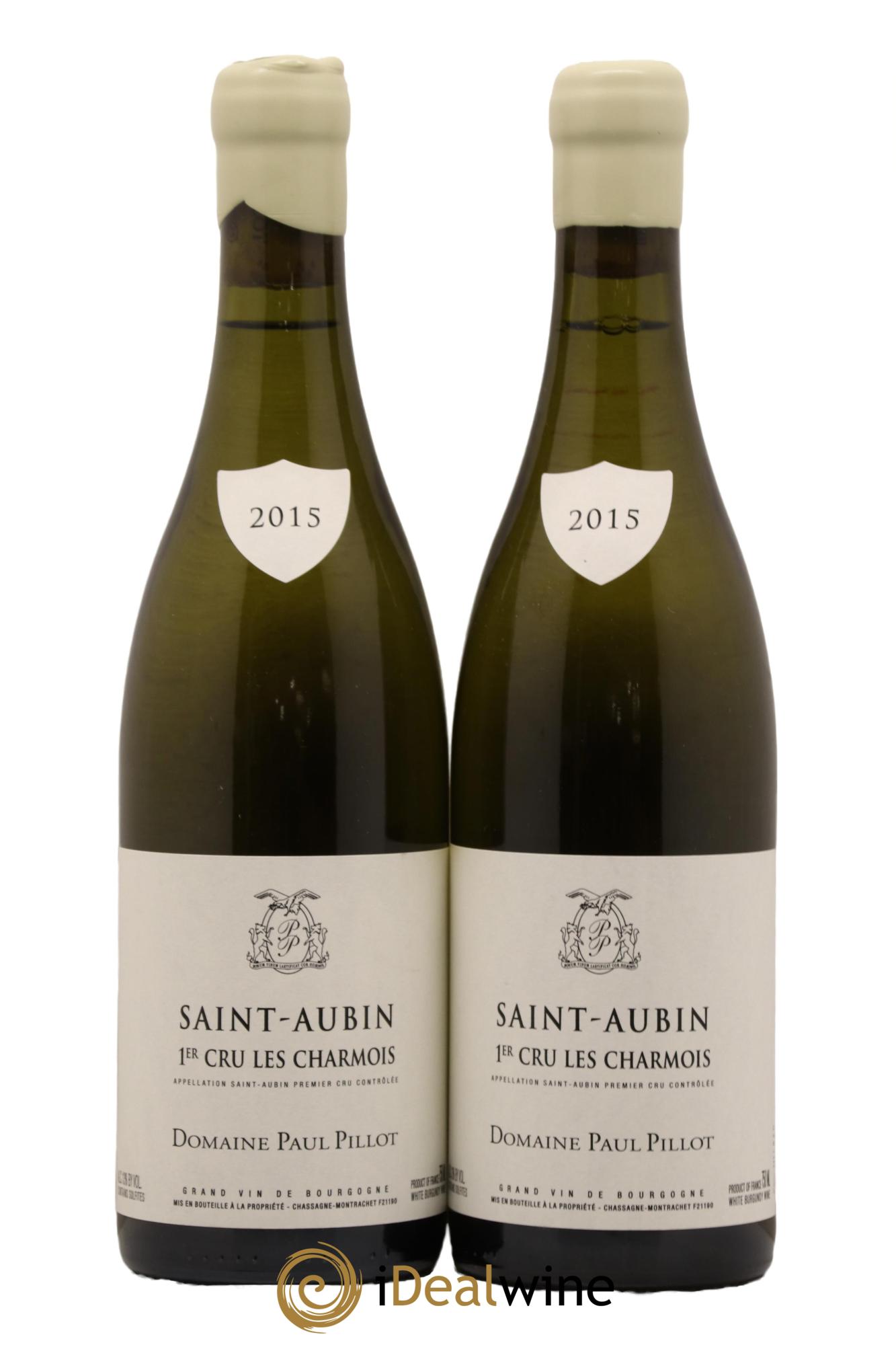 Saint-Aubin 1er Cru Les Charmois Paul Pillot (Domaine) 2015 - Lot de 2 bouteilles - 0