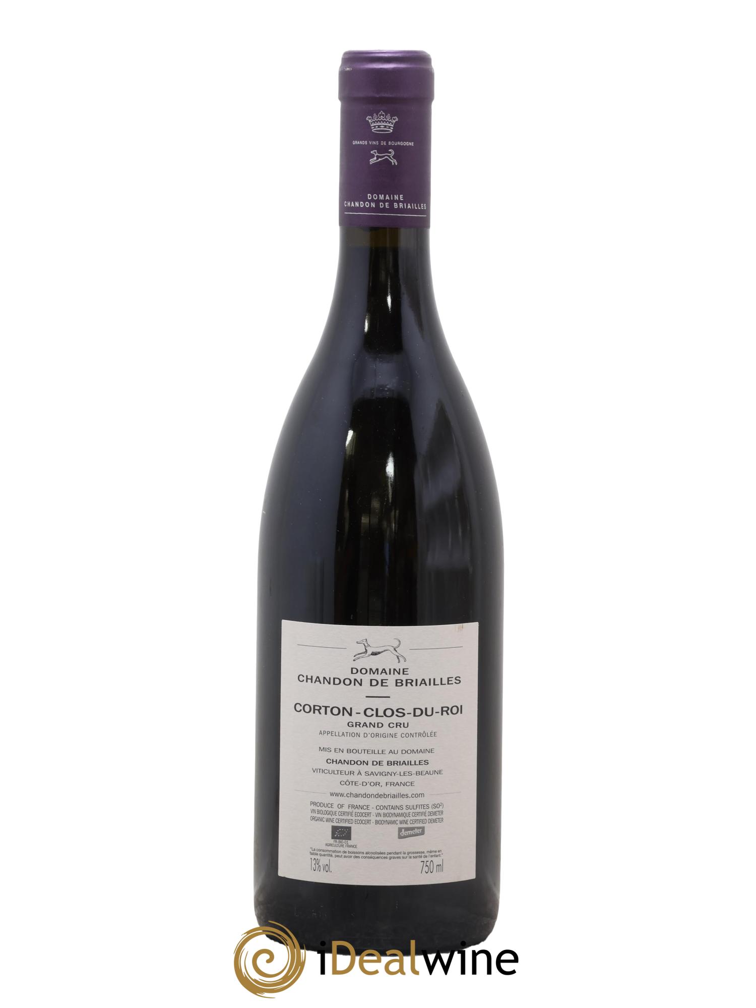 Corton Grand Cru Clos du Roi Chandon de Briailles 2018 - Lot of 1 bottle - 1