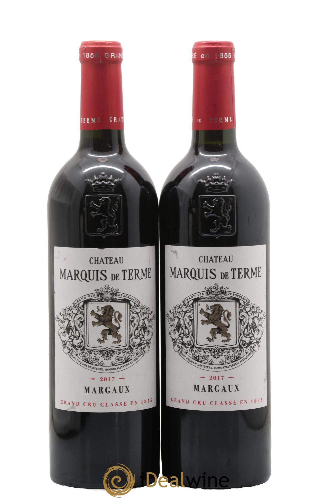 Château Marquis de Terme 4ème Grand Cru Classé 2017 - Lot de 2 bouteilles - 0