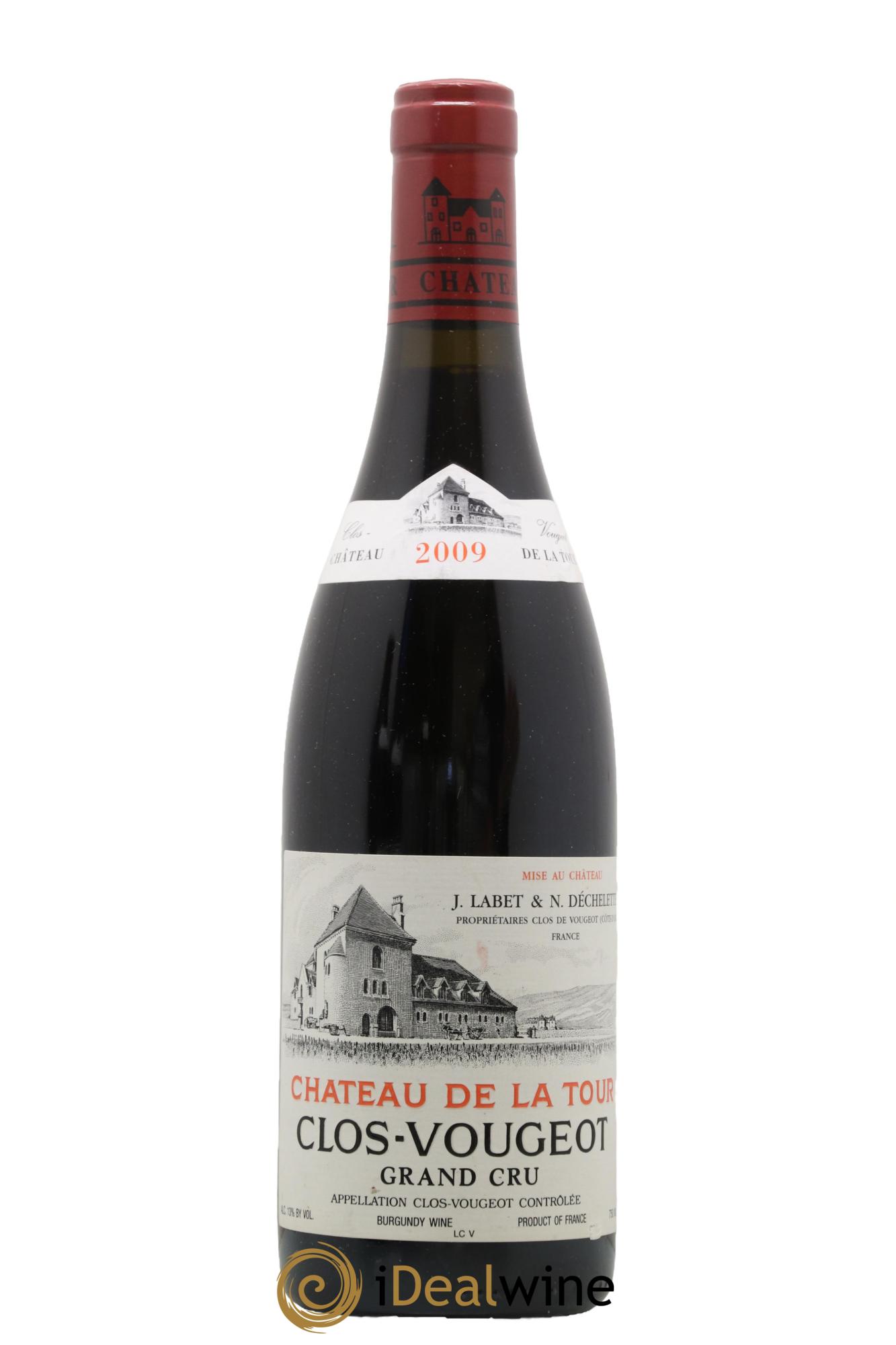 Clos de Vougeot Grand Cru Château de La Tour 2009 - Lot de 1 bouteille - 0