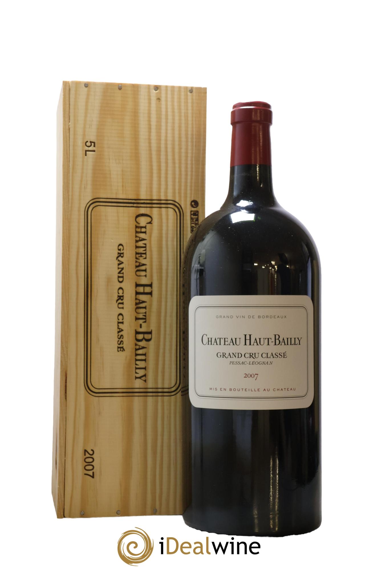 Château Haut-Bailly Cru Classé de Graves 2007 - Lot de 1 jeroboam - 1