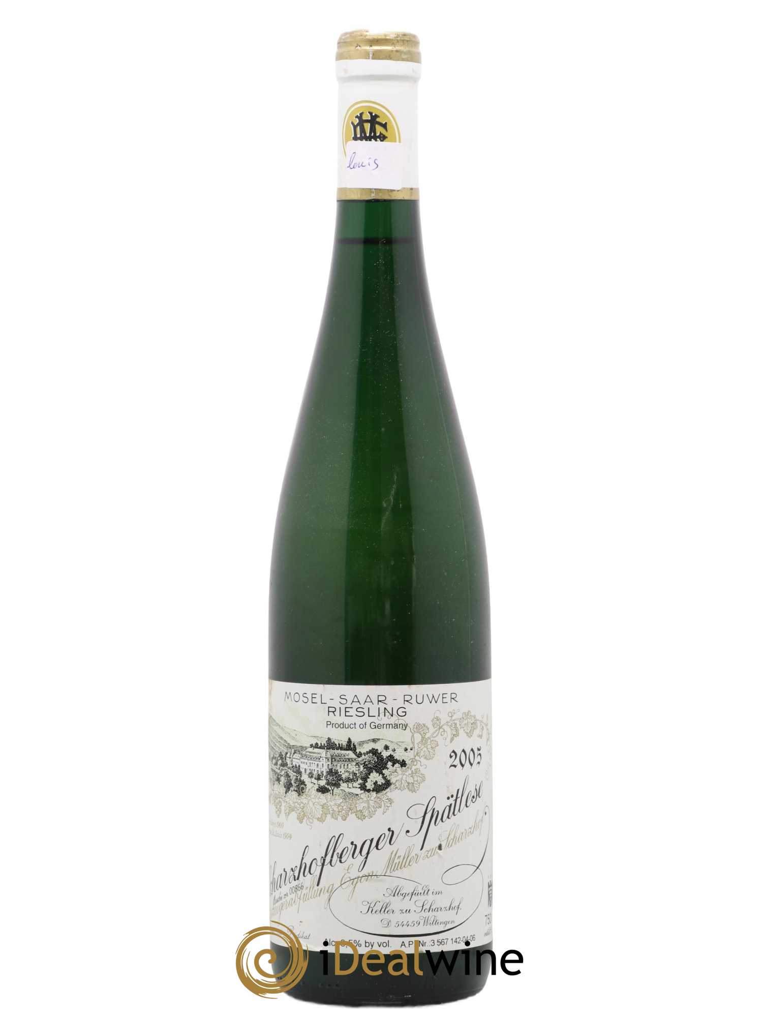 Riesling Scharzhofberger Spatlese Egon Muller 2005 - Posten von 1 Flasche - 0