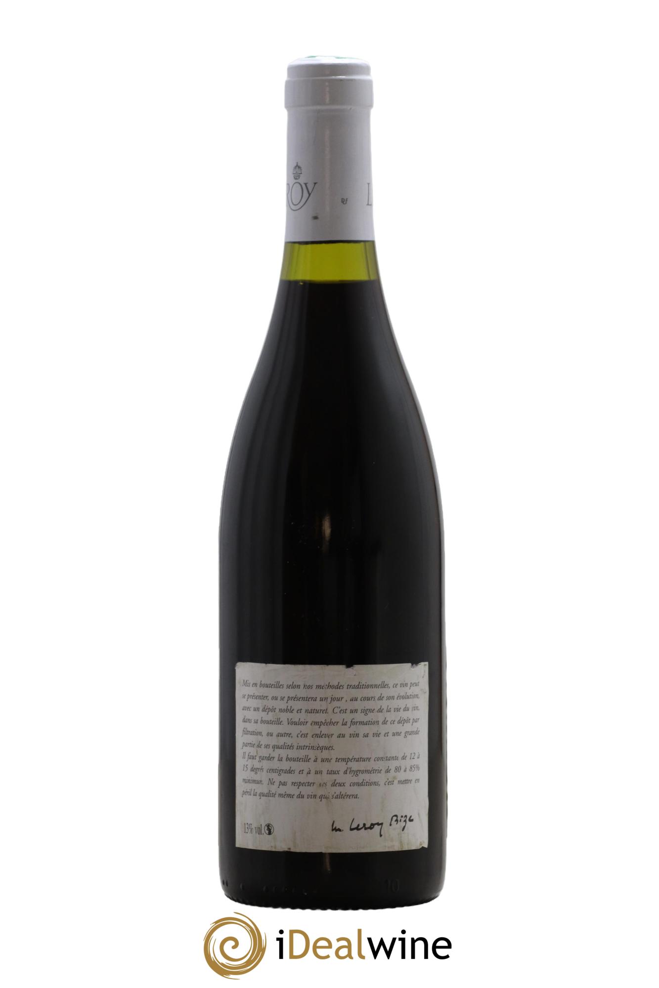 Corton Grand Cru Leroy SA 2000 - Lot de 1 bouteille - 1