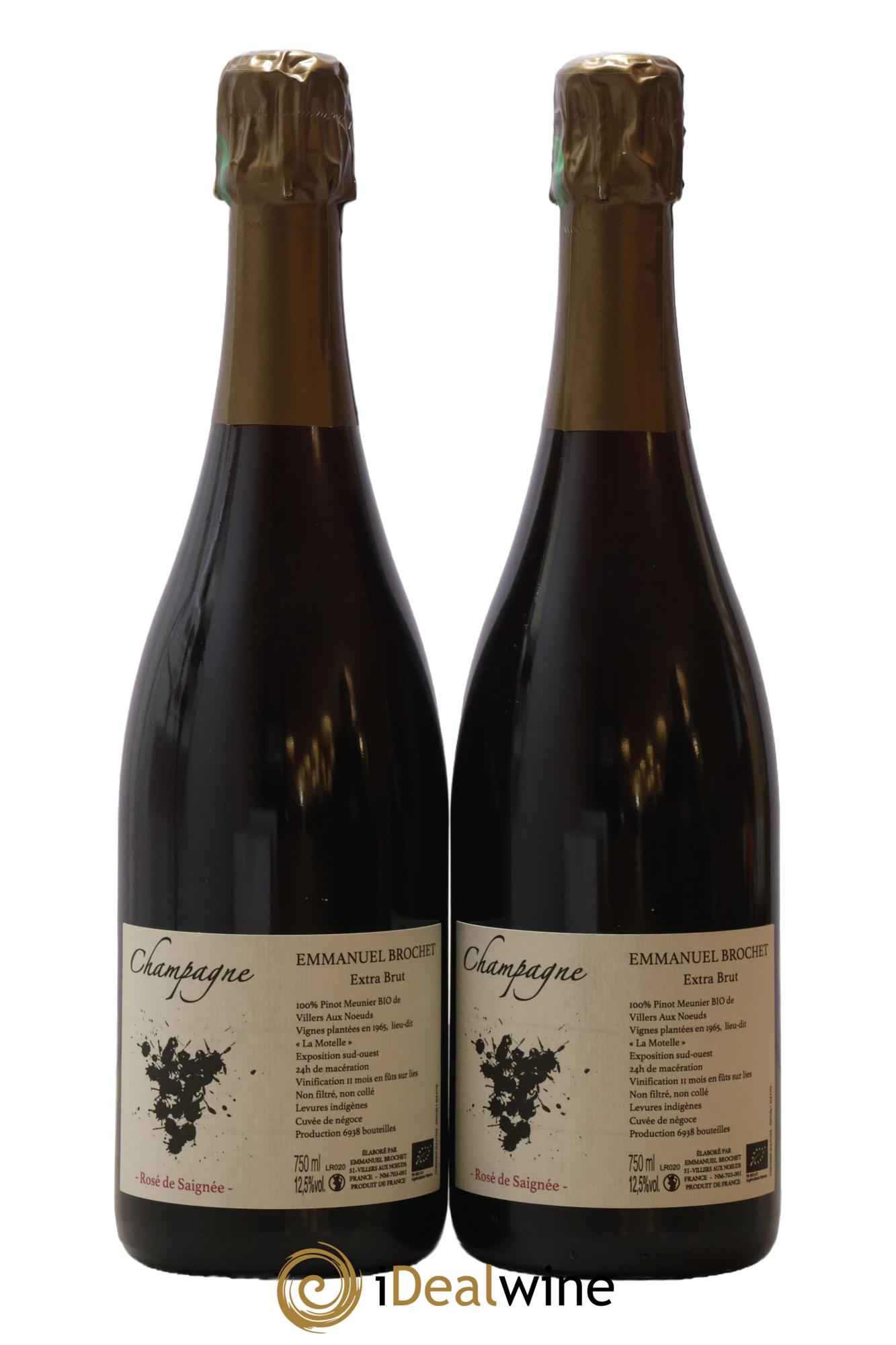 Rosé de Saignée Extra-Brut Emmanuel Brochet - Lot de 2 bouteilles - 0