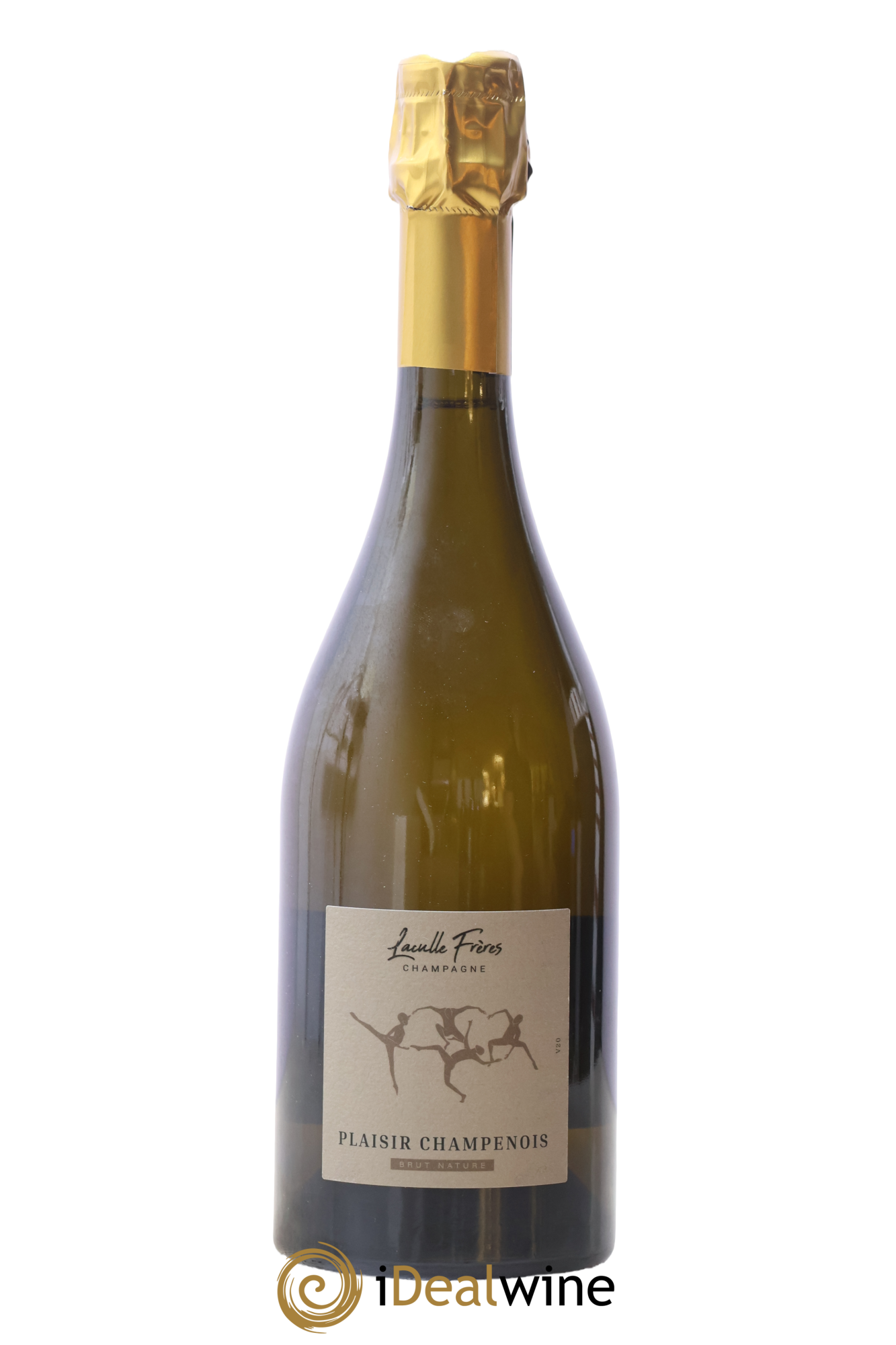 Champagne Brut Nature Plaisir Champenois Laculle Frères - Lot de 1 bouteille - 0