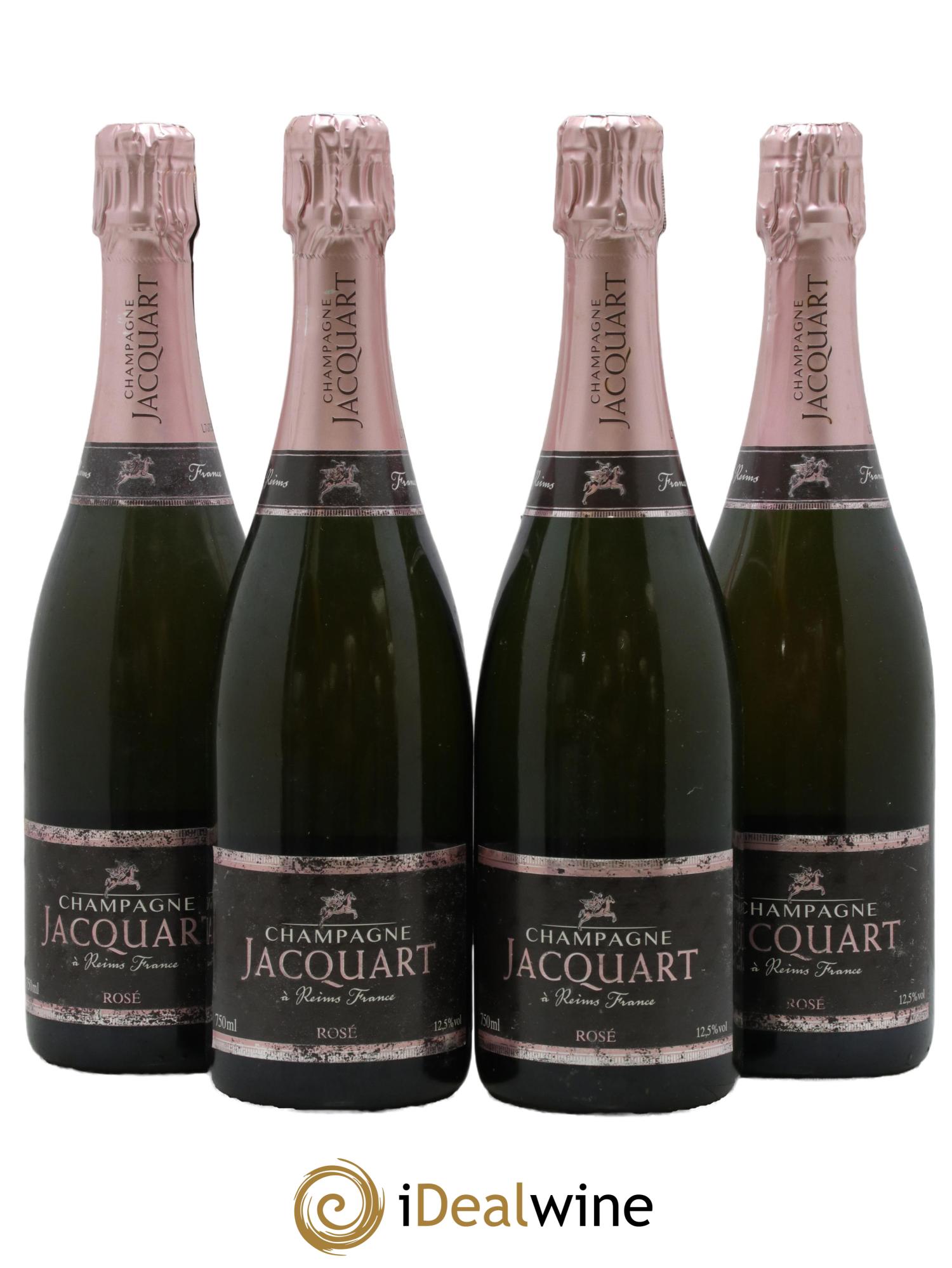 Champagne - Jacquart - Lotto di 4 bottiglie - 0