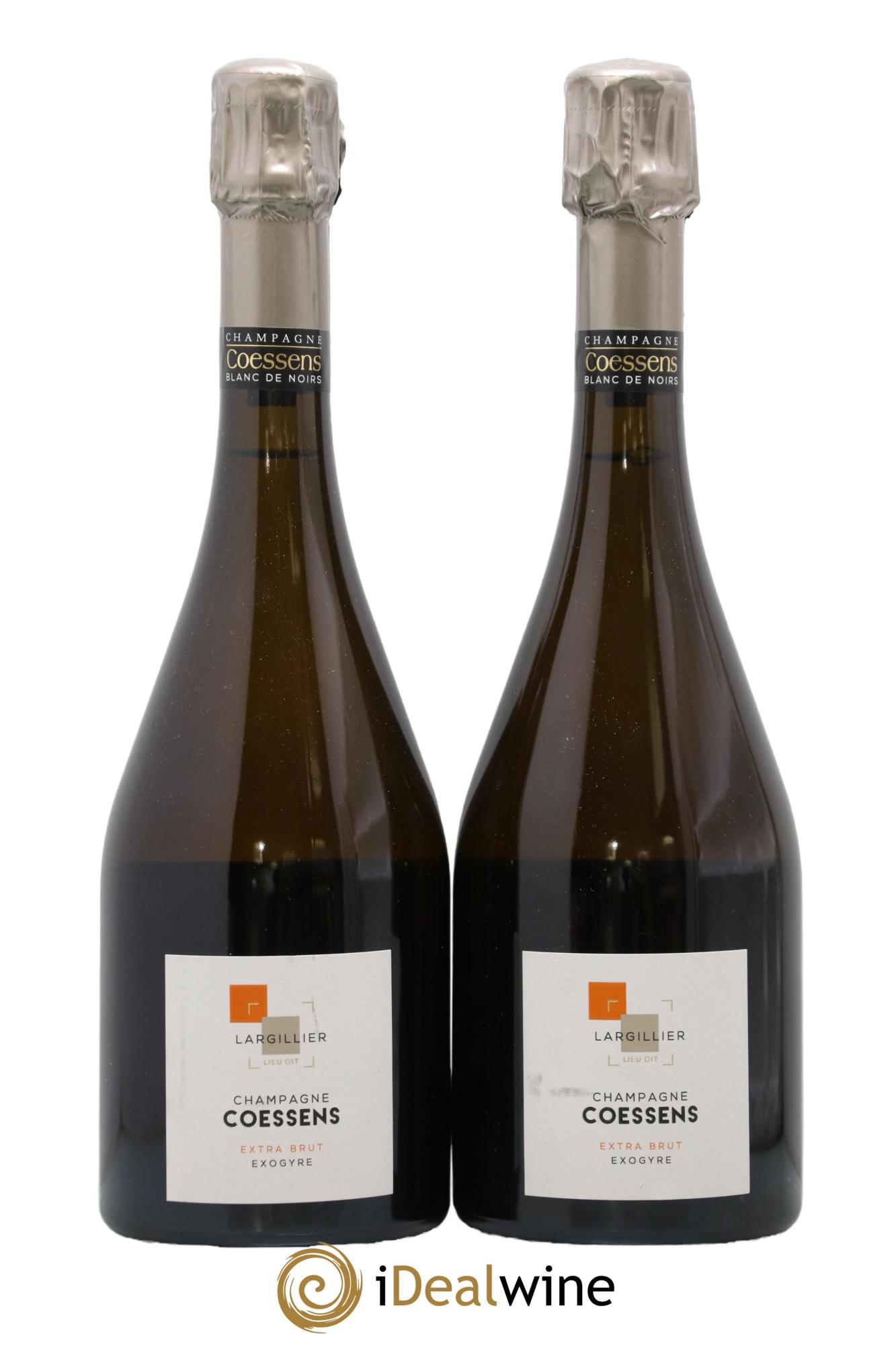 Largillier Exogyre Extra-Brut Jérome Coessens - Posten von 2 Flaschen - 0
