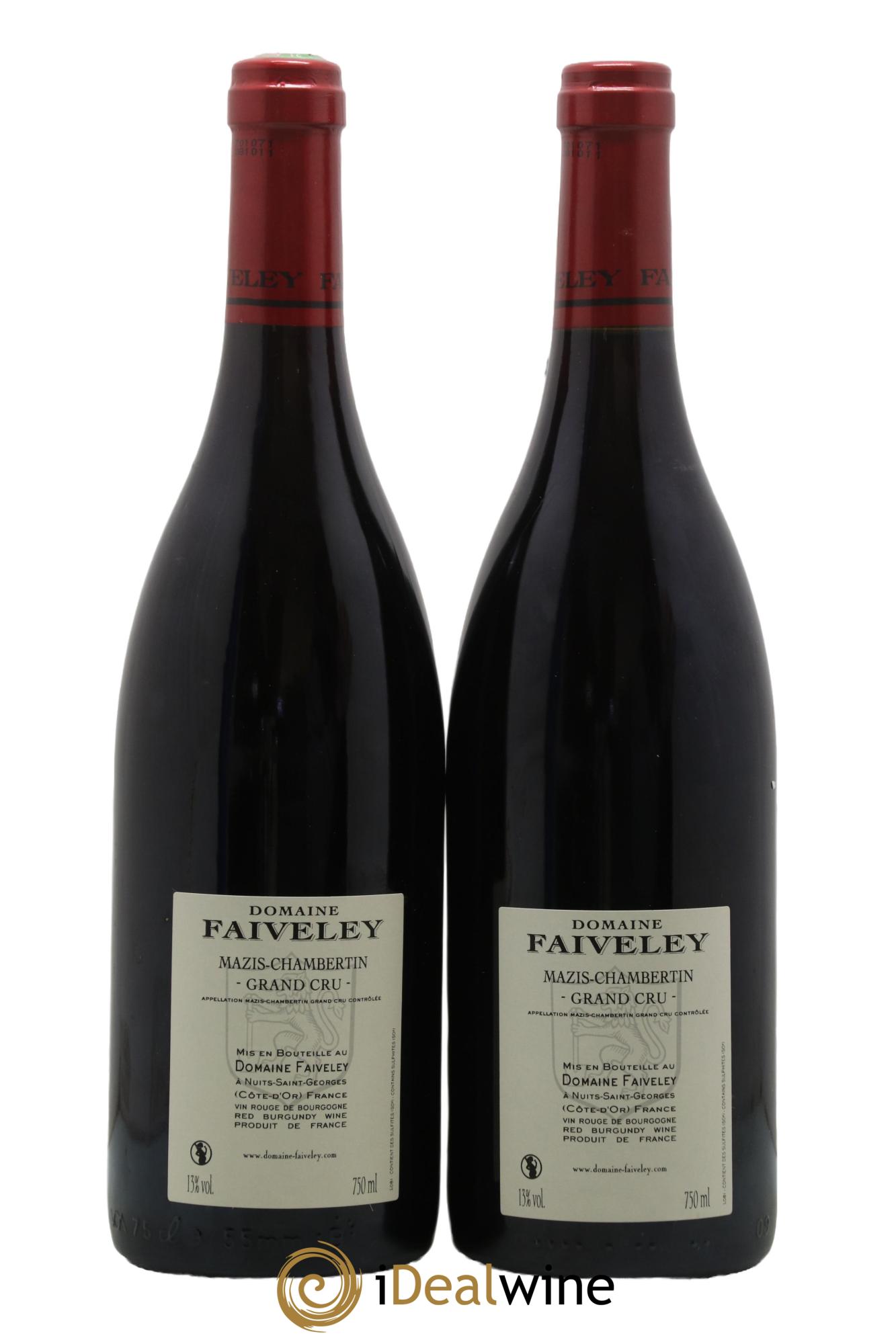 Mazis-Chambertin Grand Cru Faiveley  2001 - Lot de 2 bouteilles - 1