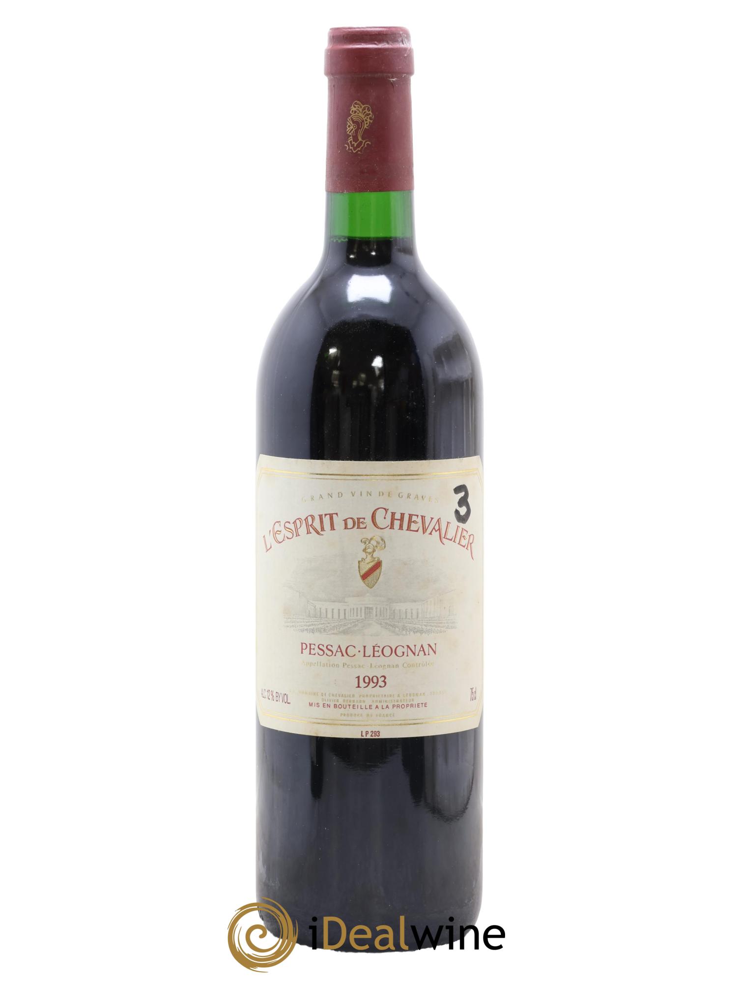 Esprit de Chevalier Second Vin 1993 - Lot de 1 bouteille - 0