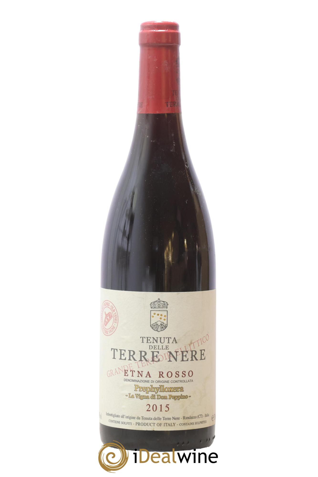 Etna Rosso Tenuta delle Terre Nere DOC Prephylloxera La Vigna di Don Peppino 2015 - Posten von 1 Flasche - 0
