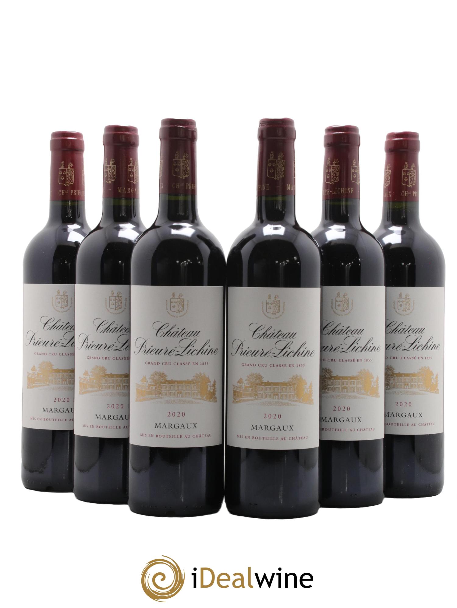 Château Prieuré Lichine 4ème Grand Cru Classé 2020 - Lot de 6 bouteilles - 0