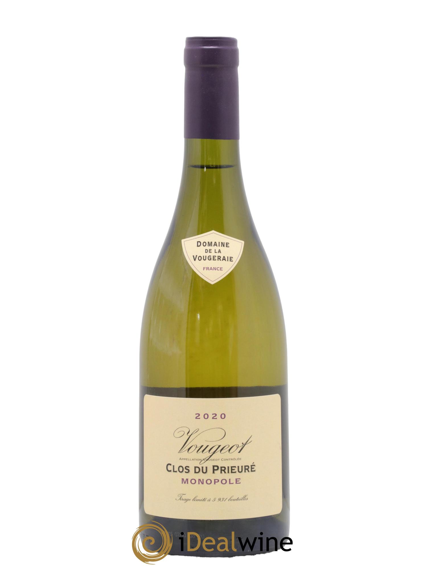 Vougeot Clos du Prieuré La Vougeraie 2020 - Lot de 1 bouteille - 0