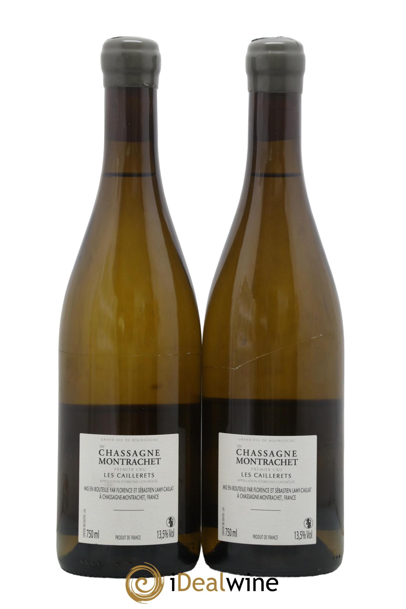 Chassagne-Montrachet 1er Cru Les Caillerets Lamy-Caillat (Domaine)  2022 - Lot de 2 bouteilles - 1