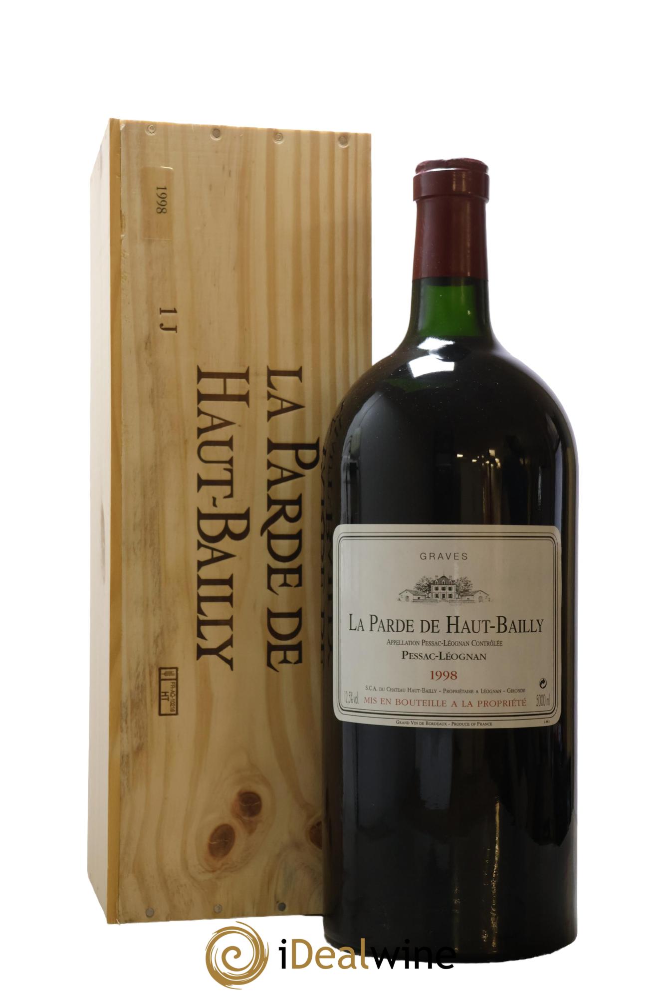 Haut Bailly II (Anciennement La Parde de Haut-Bailly) Second Vin 1998 - Lot de 1 jeroboam - 1