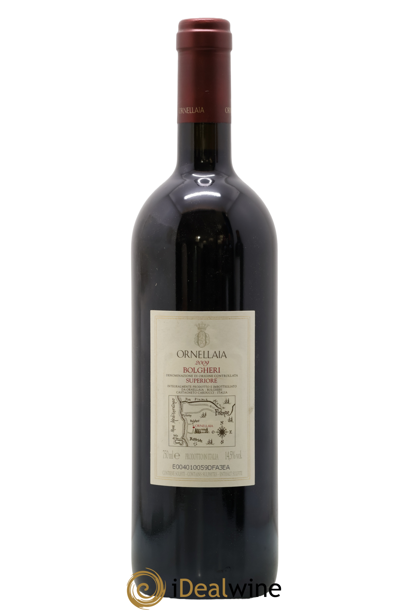 Bolgheri DOC Superiore Ornellaia Tenuta Dell'Ornellaia - Frescobaldi 2009 - Lot de 1 bouteille - 1