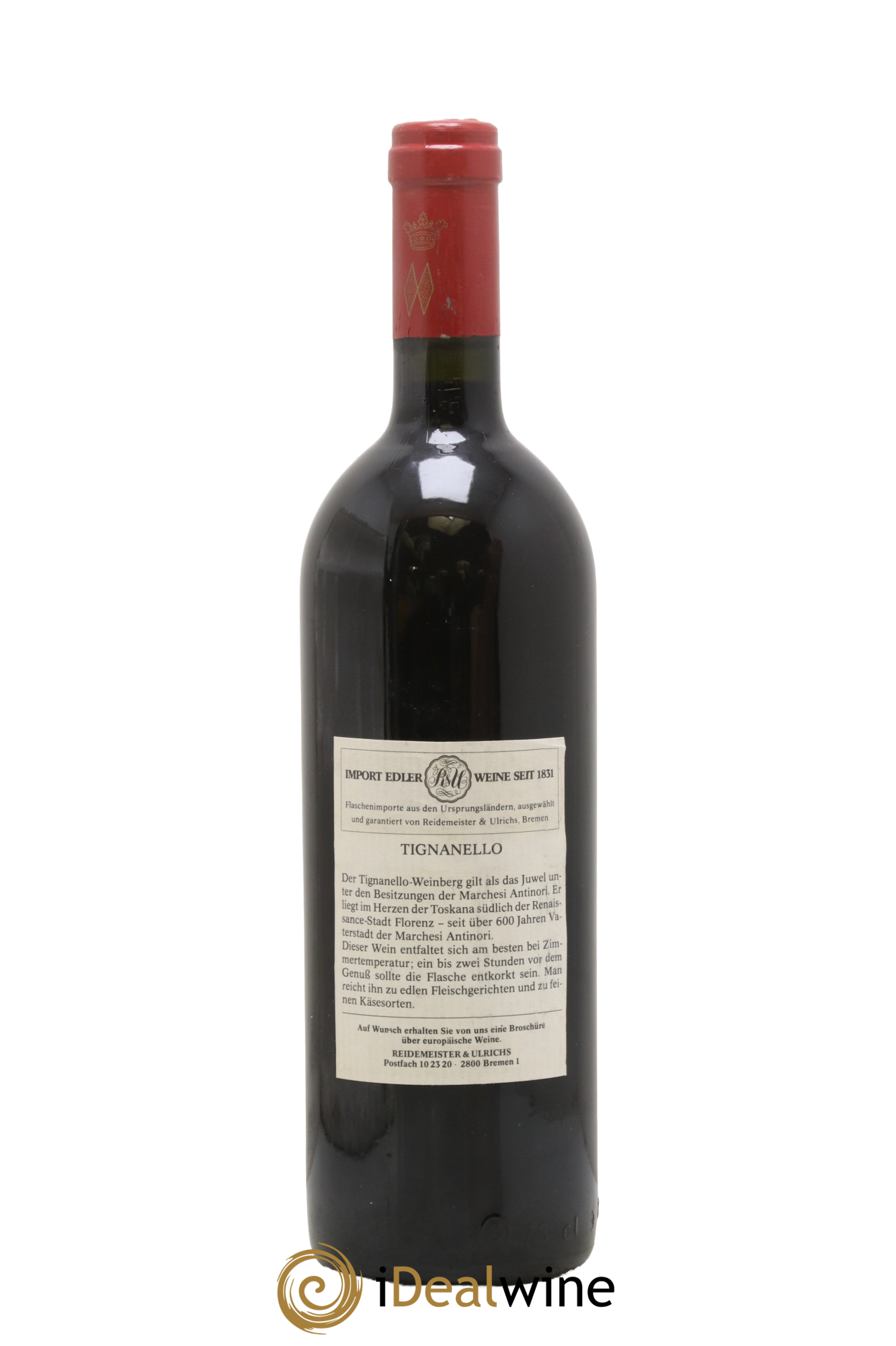 Toscana IGT Tignanello Tenuta Tignanello - Marchesi Antinori 1983 - Lot de 1 bouteille - 1
