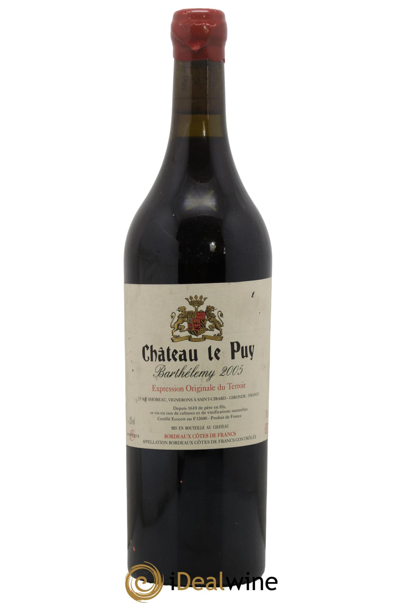 Le Puy - Cuvée Barthélemy 2005 - Lot of 1 bottle - 0
