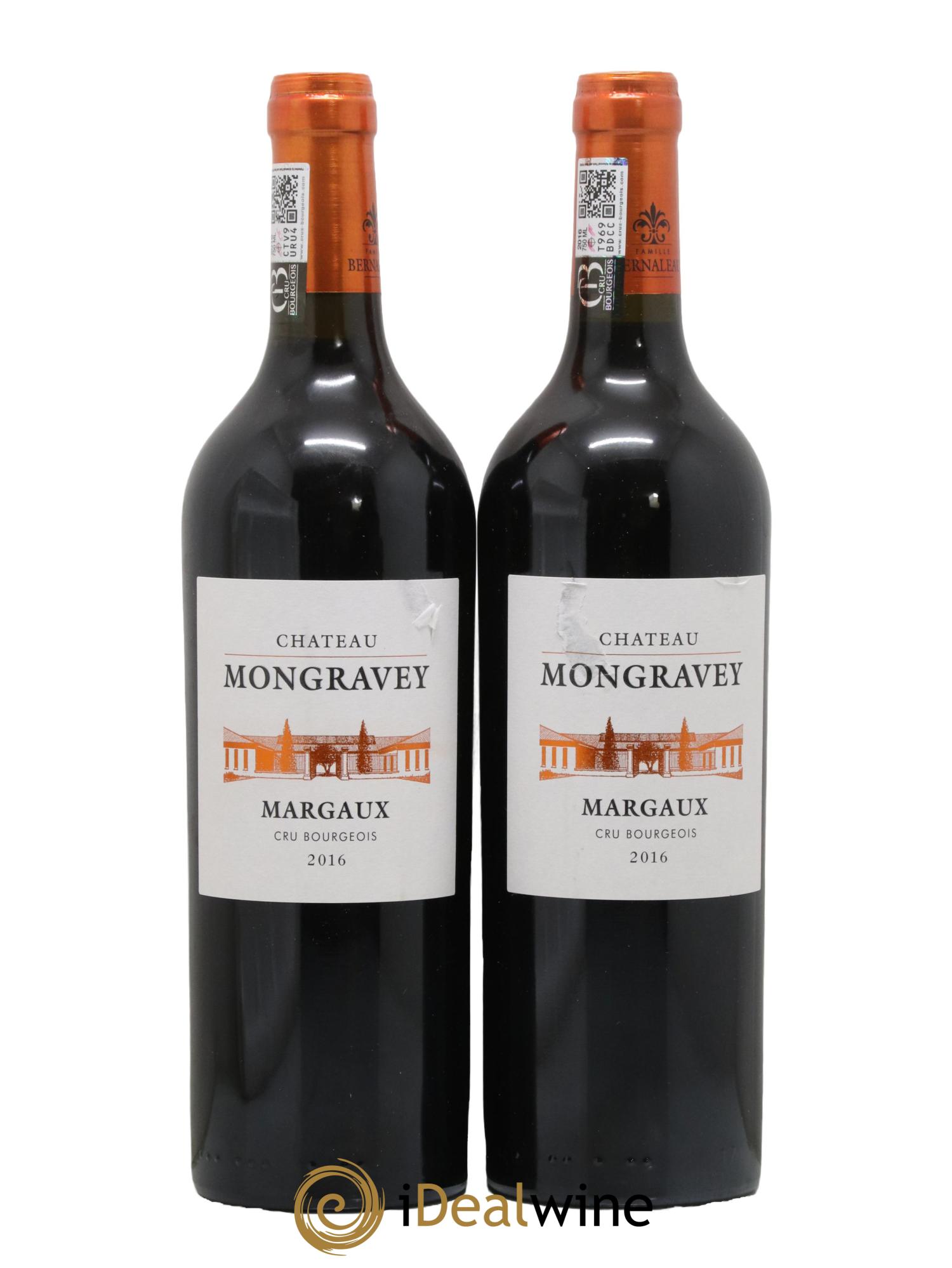 Margaux Château Mongravey 2016 - Lot de 2 bouteilles - 0