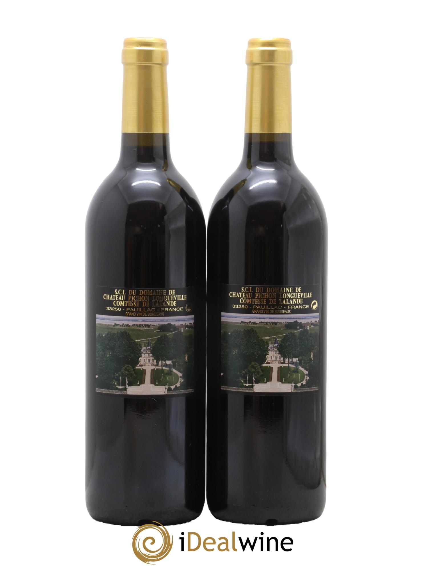 Château Pichon Longueville Comtesse de Lalande 2ème Grand Cru Classé 2000 - Lotto di 2 bottiglie - 1