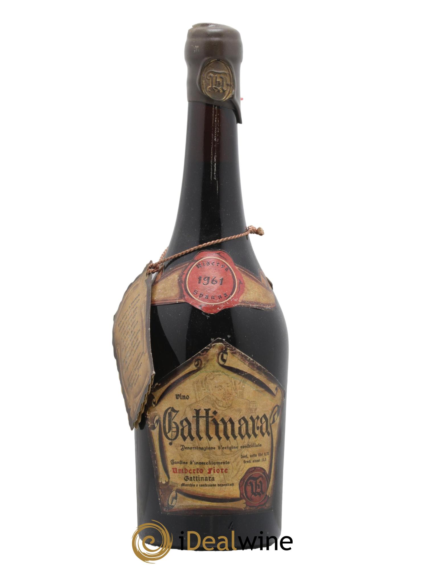 Gattinara DOCG Spanna Riserva Umberto Fiore 1961 - Posten von 1 Flasche - 0