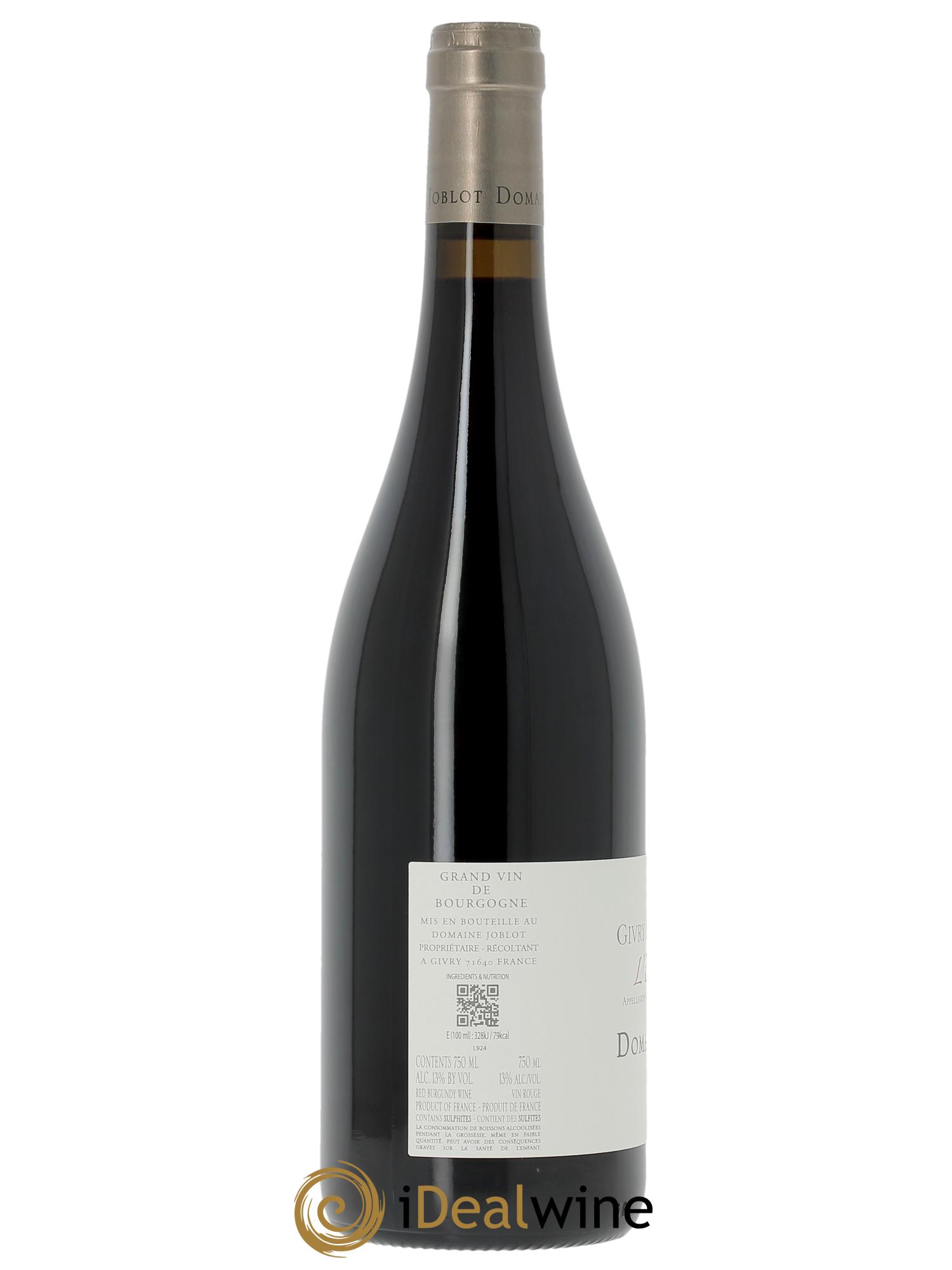 Givry 1er Cru L'Empreinte Joblot (Domaine) 2024 - Lotto di 1 bottiglia - 1