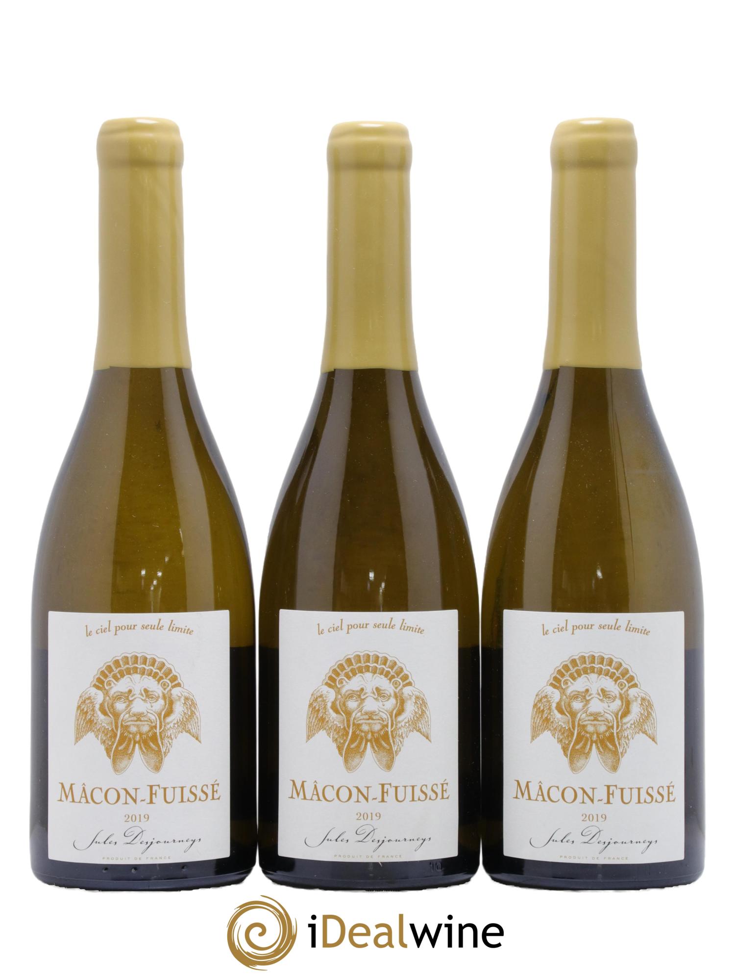 Mâcon-Fuissé Bois de la Croix Jules Desjourneys 2019 - Lot de 3 bouteilles - 0